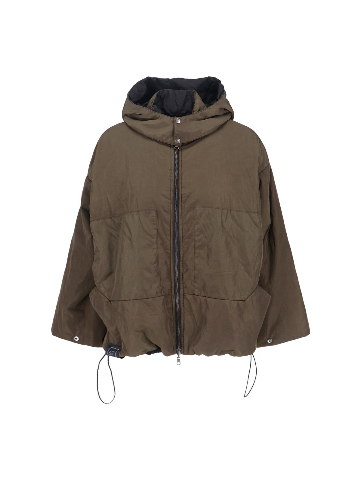 Kimonorain Reversible Waterproof Jacket In Brown