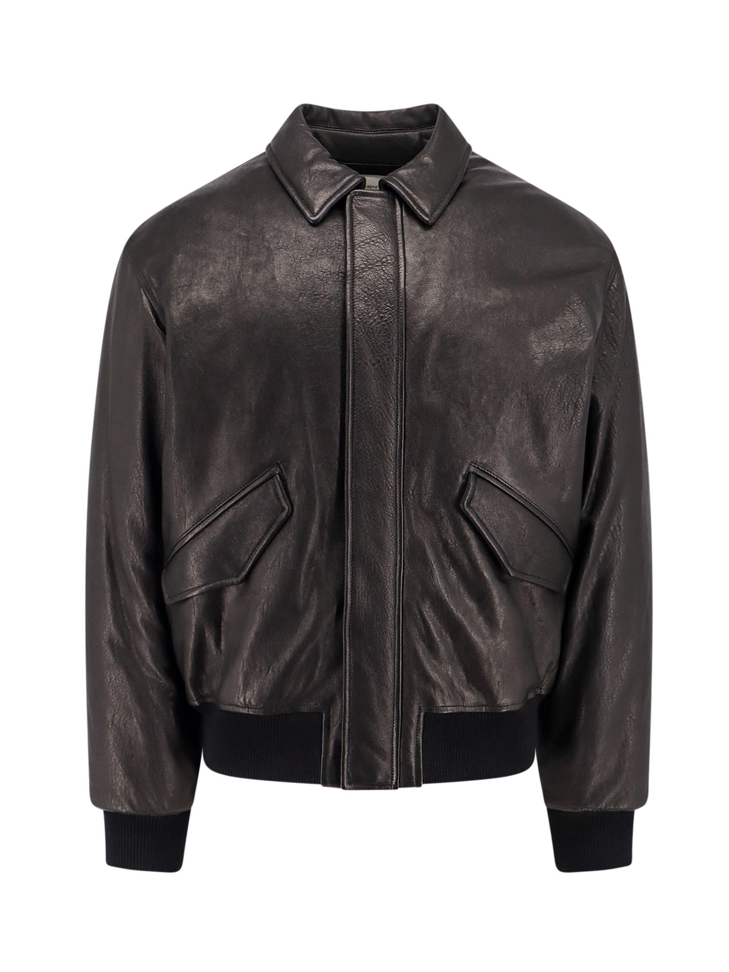 Shop Saint Laurent Jacket In Noir