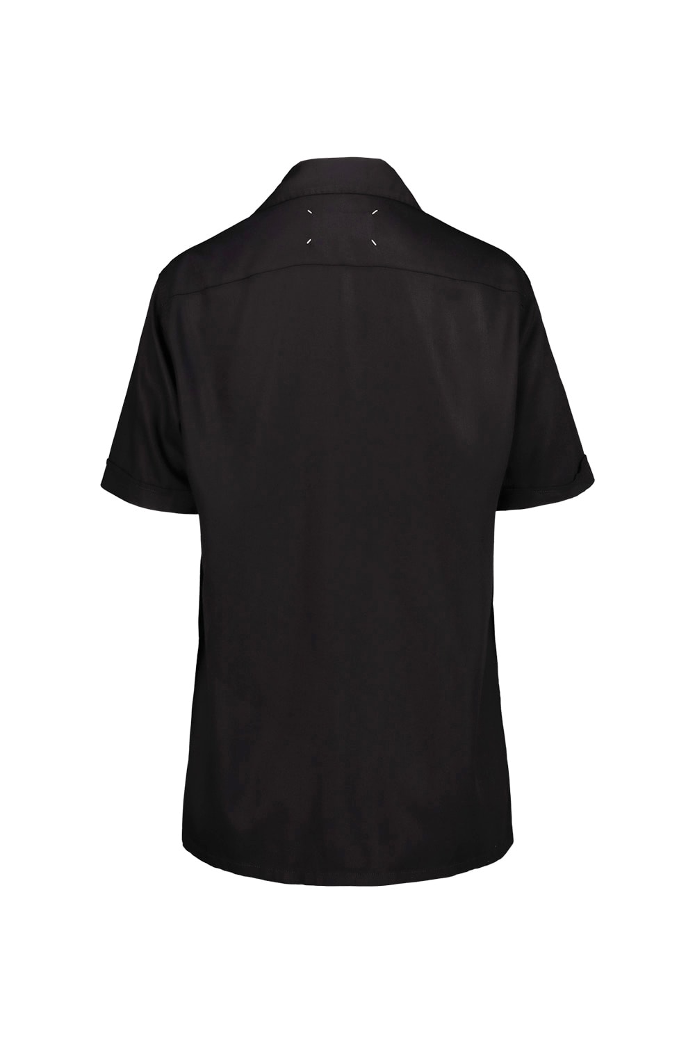 Shop Maison Margiela Short Sleeve C Shirt In Black