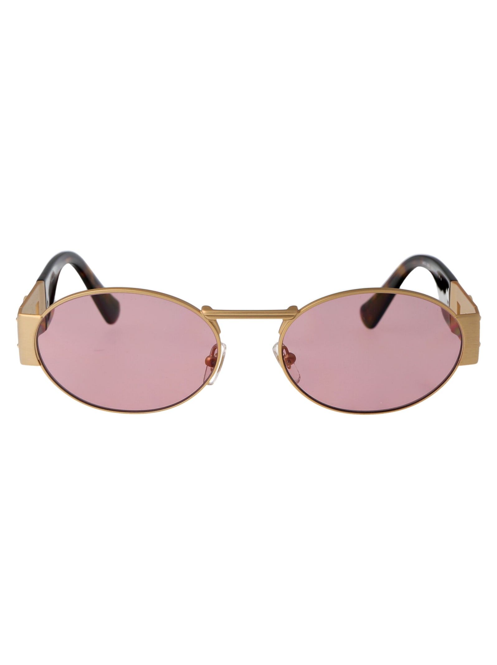 Shop Versace 0ve2264 Sunglasses In 100284 Matte Gold