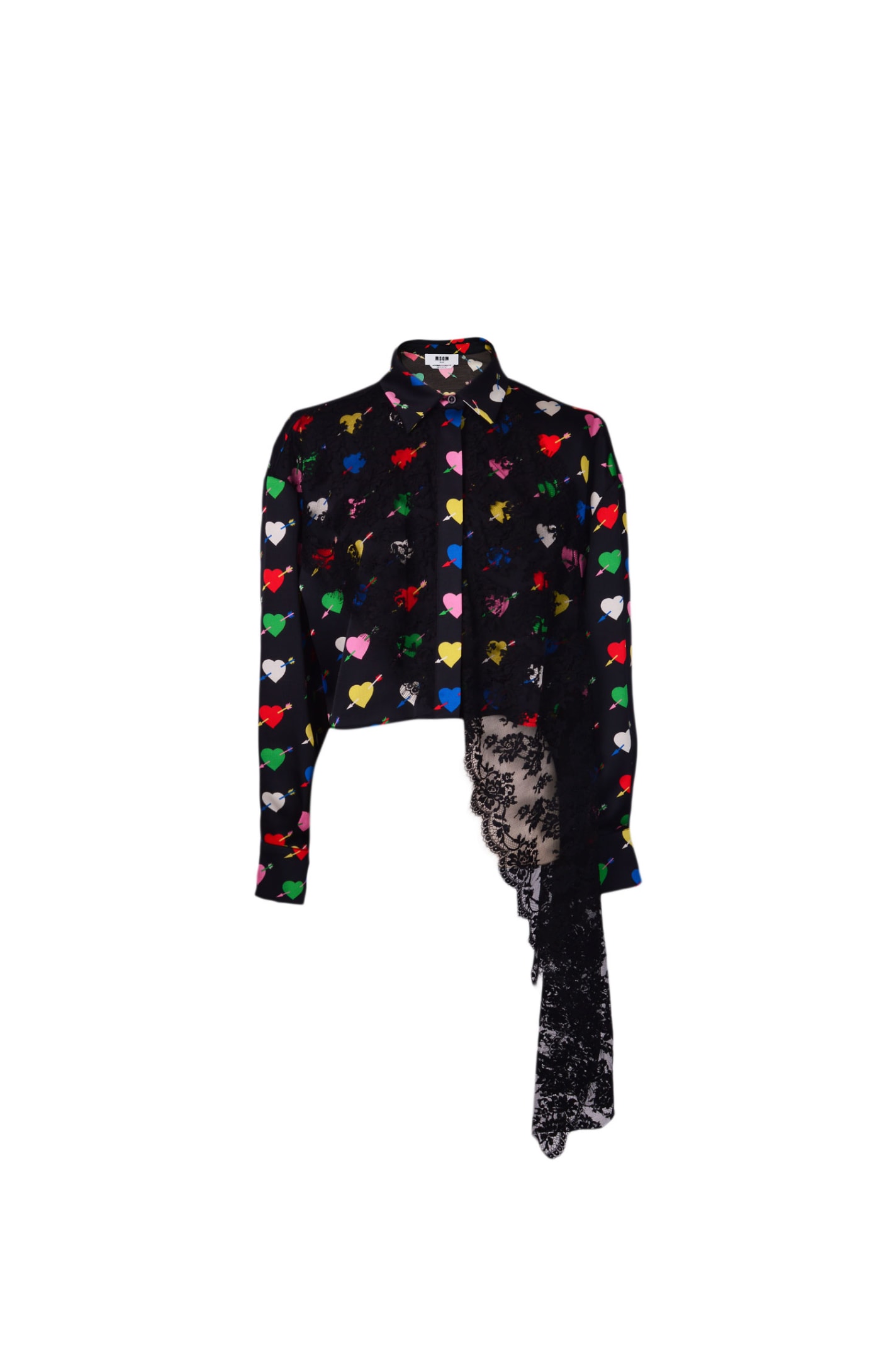 Shop Msgm Shirt In Black