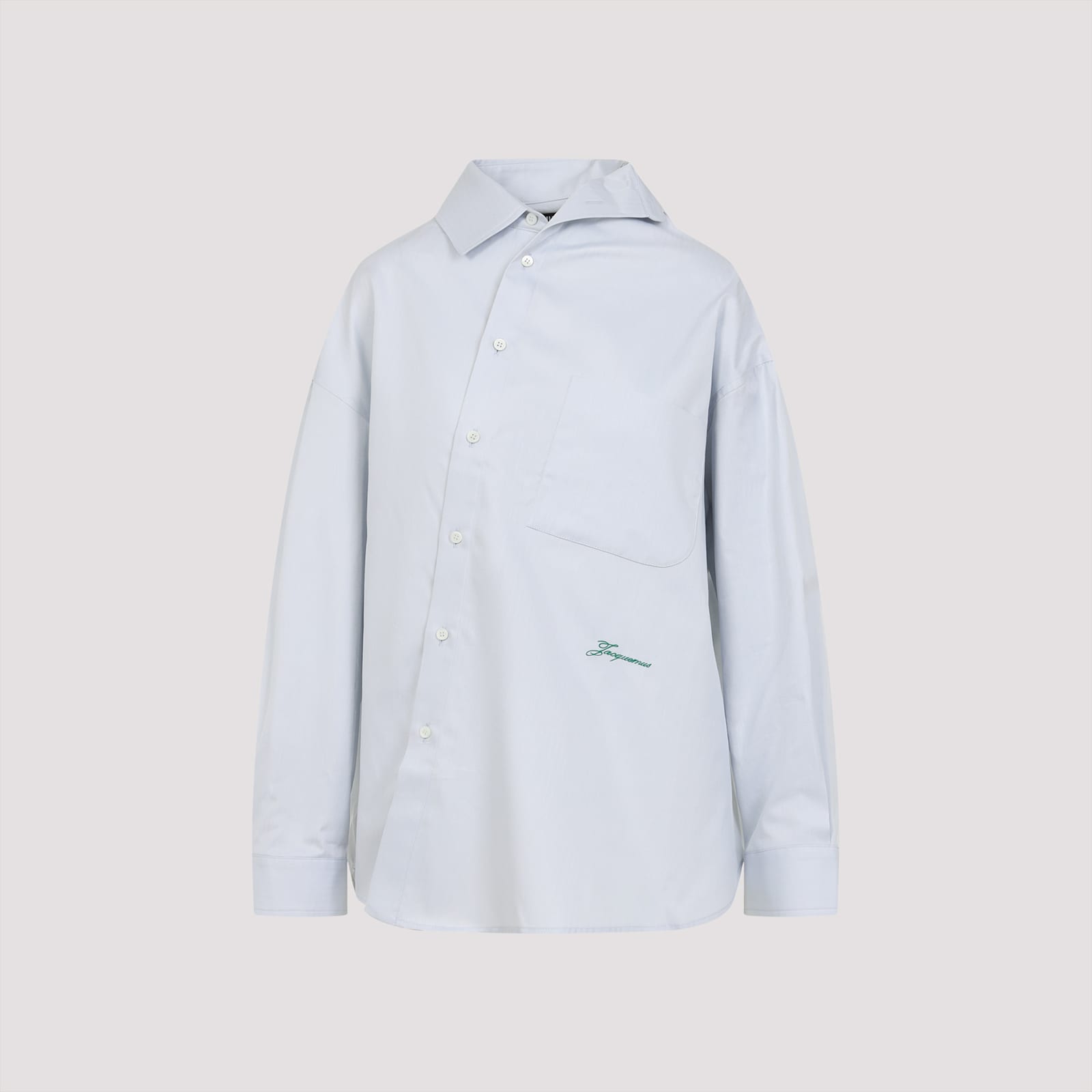 Jacquemus La Chemise Cuadro Shirt In Blue