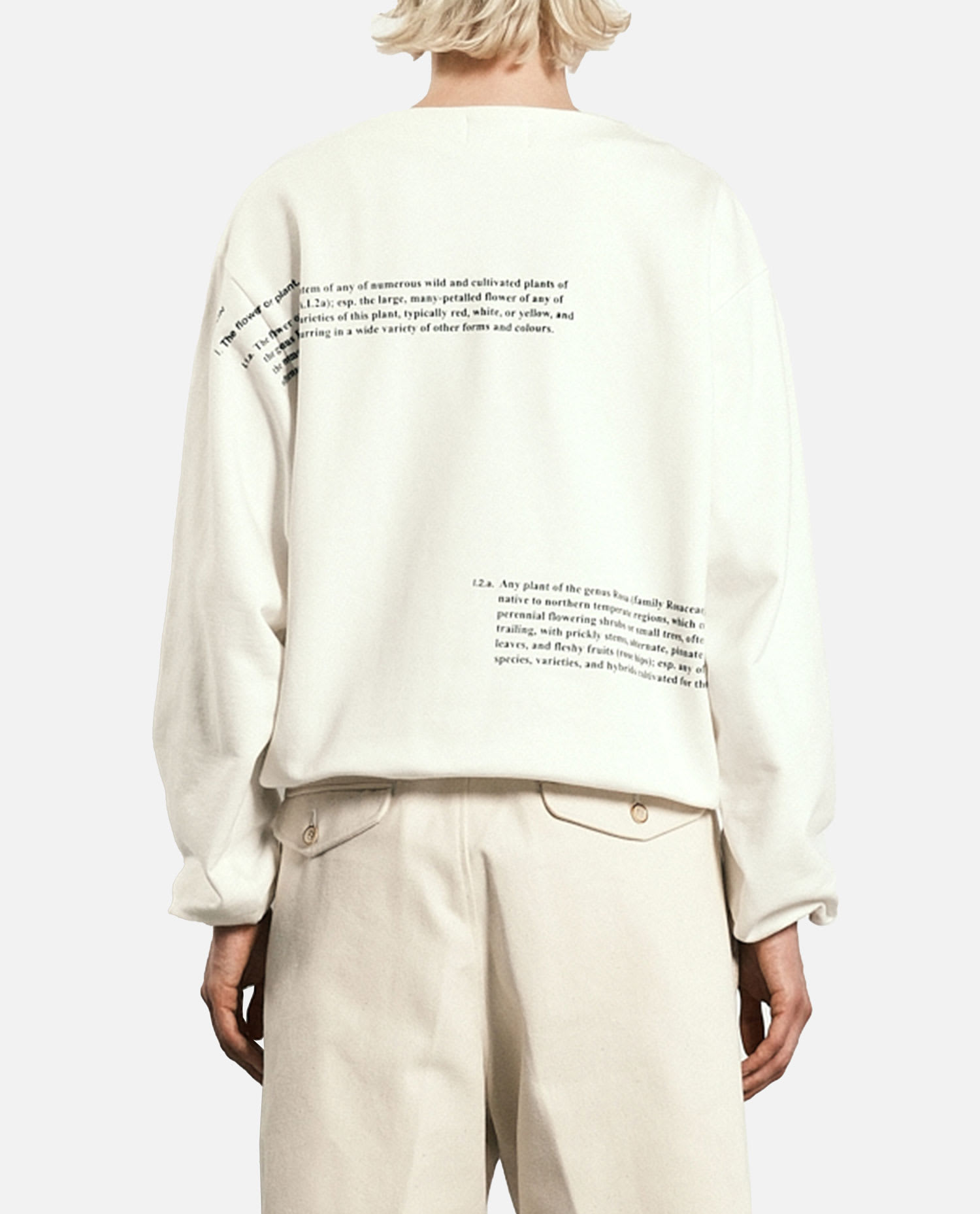 Tanaka Relaxed Crewneck Sweatshirt With Striking Abstract Print In Multi