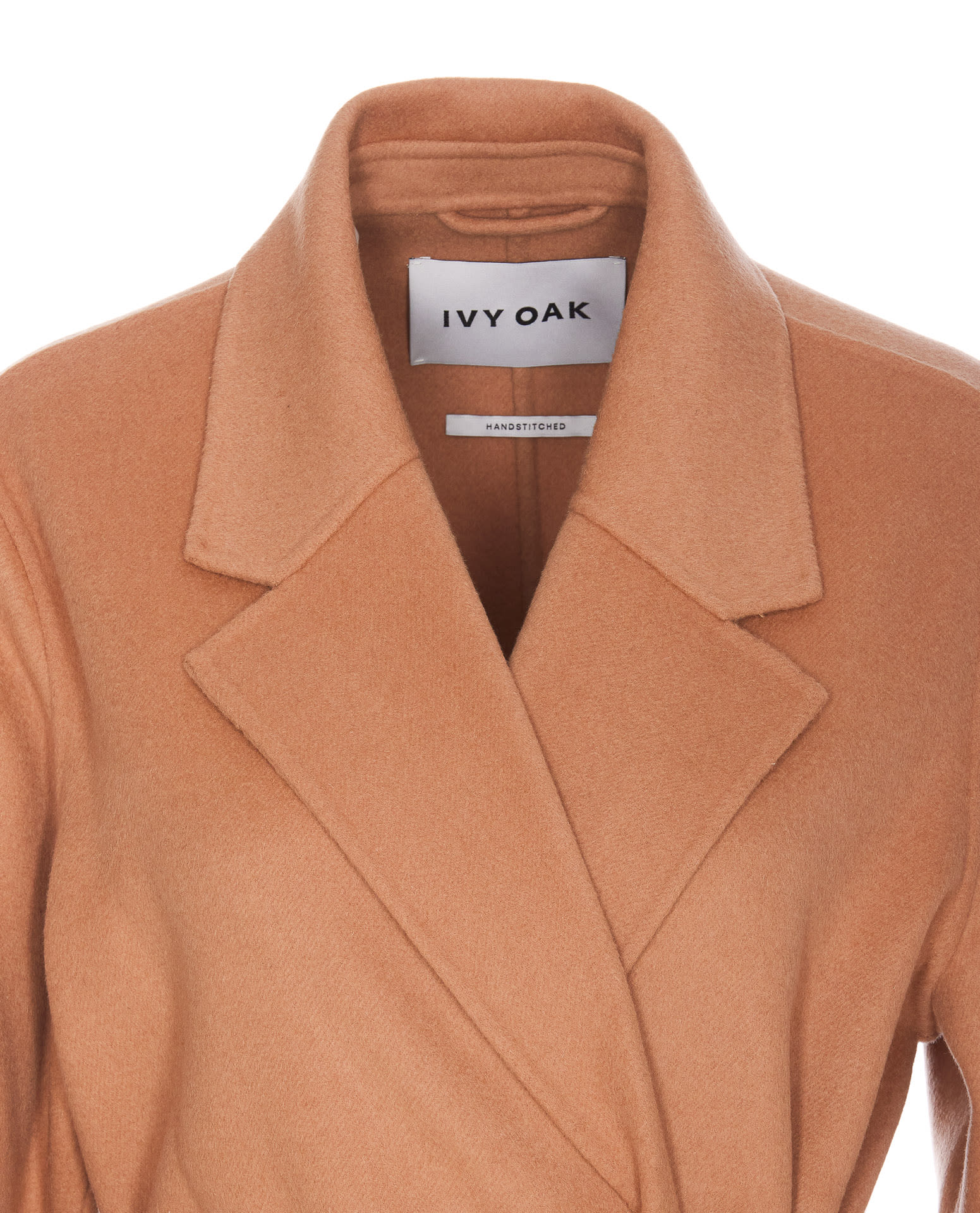 Shop Ivy & Oak Celia Marie Double Breasted Coat In Brown