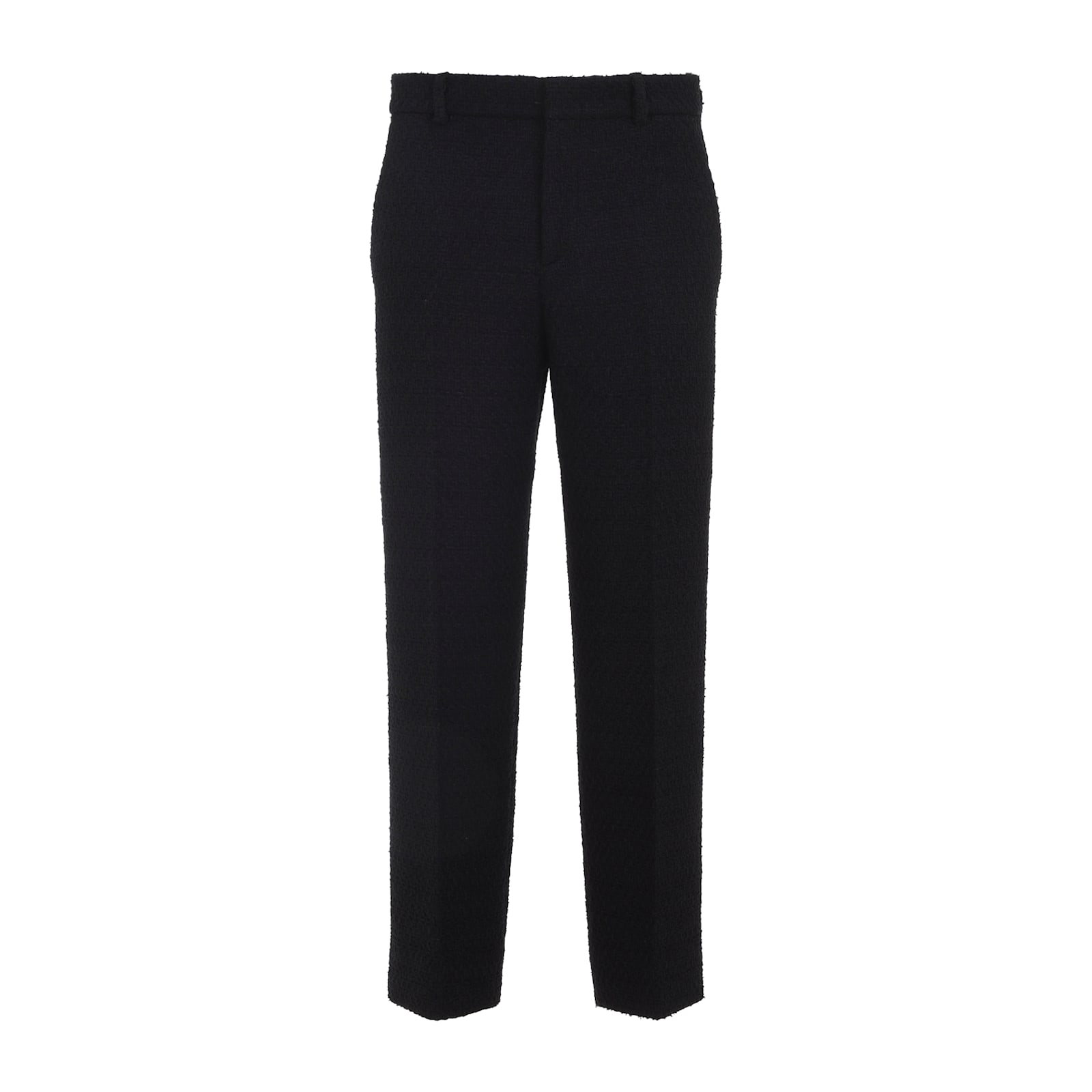 Gucci Boucle Pants In Wool Blend In Black