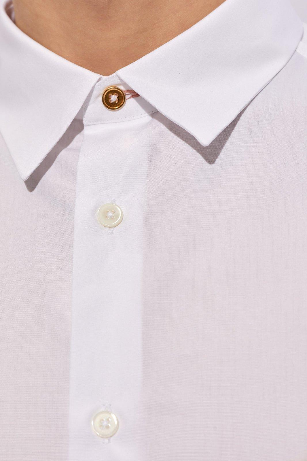 Shop Ps By Paul Smith Tailored Shirt Shirt In White