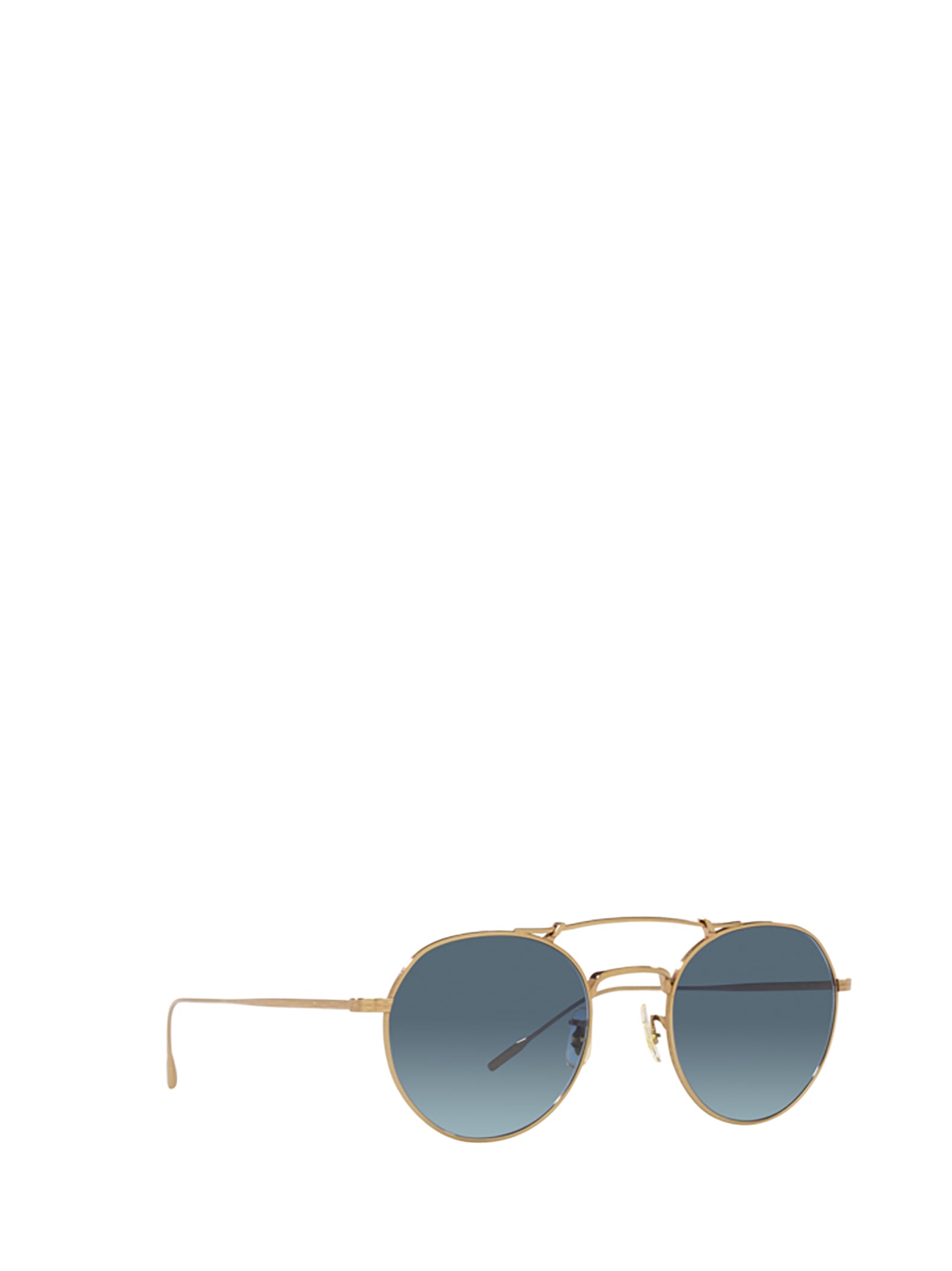 Shop Oliver Peoples Ov1309st Gold Sunglasses