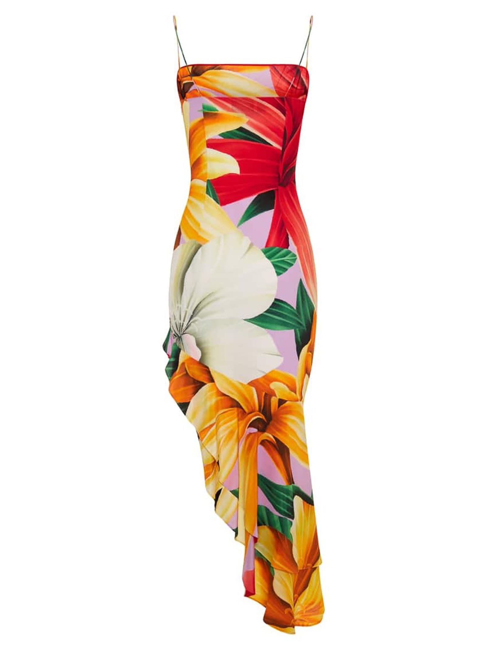 Shop Etro Multicolor Silk Midi Dress