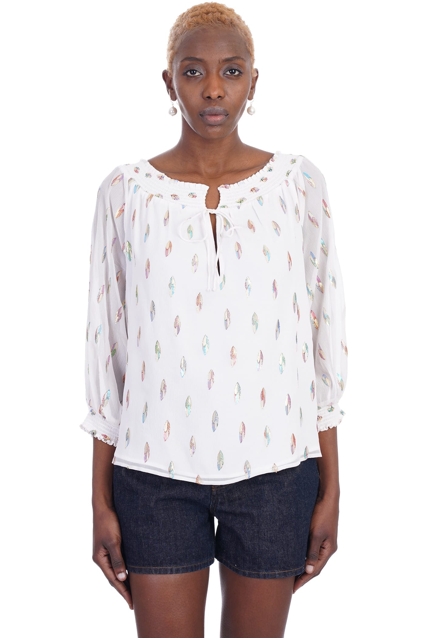 See by Chloé T-shirt In White Silk
