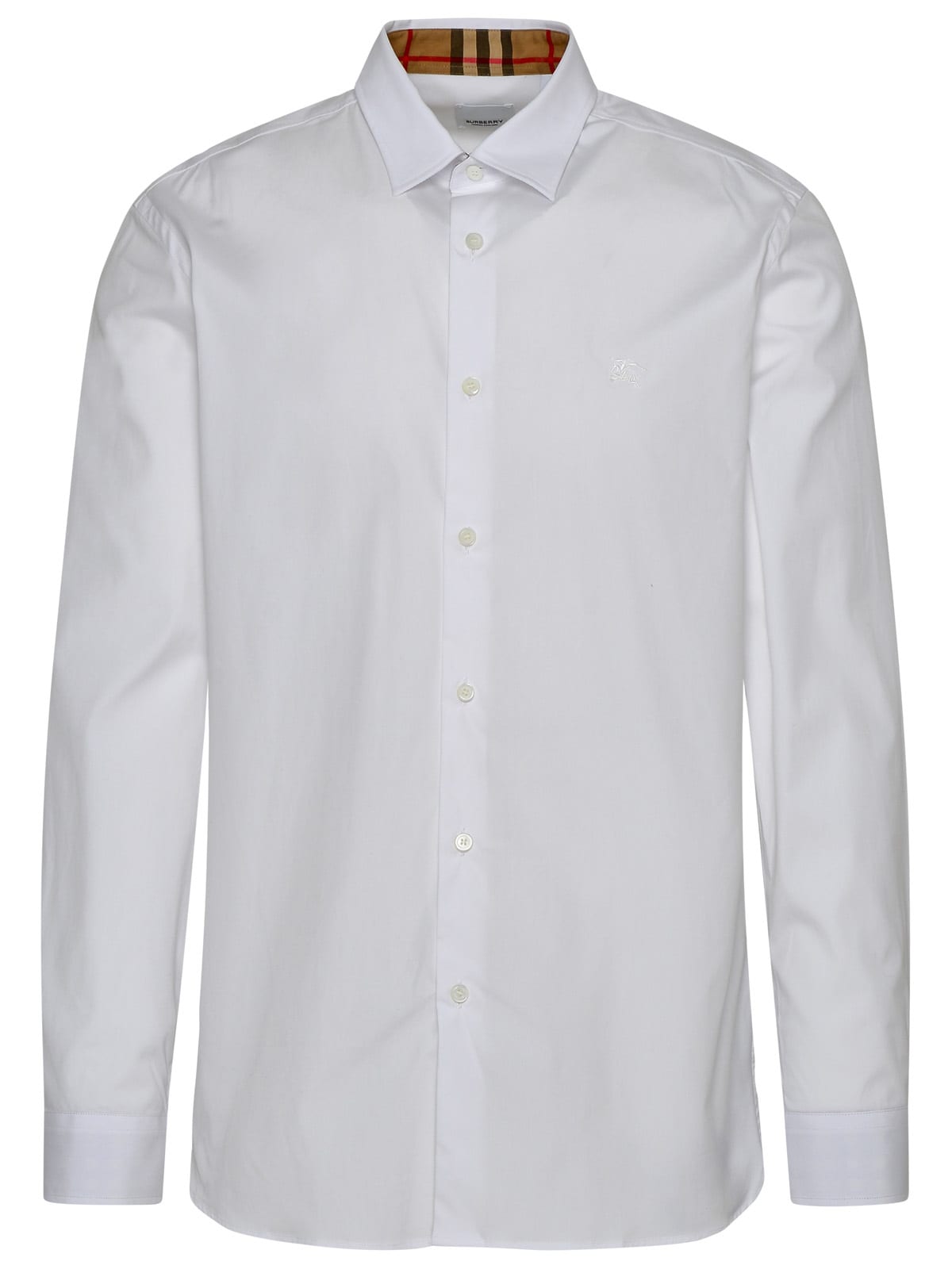 Sherfield Shirt In White Cotton