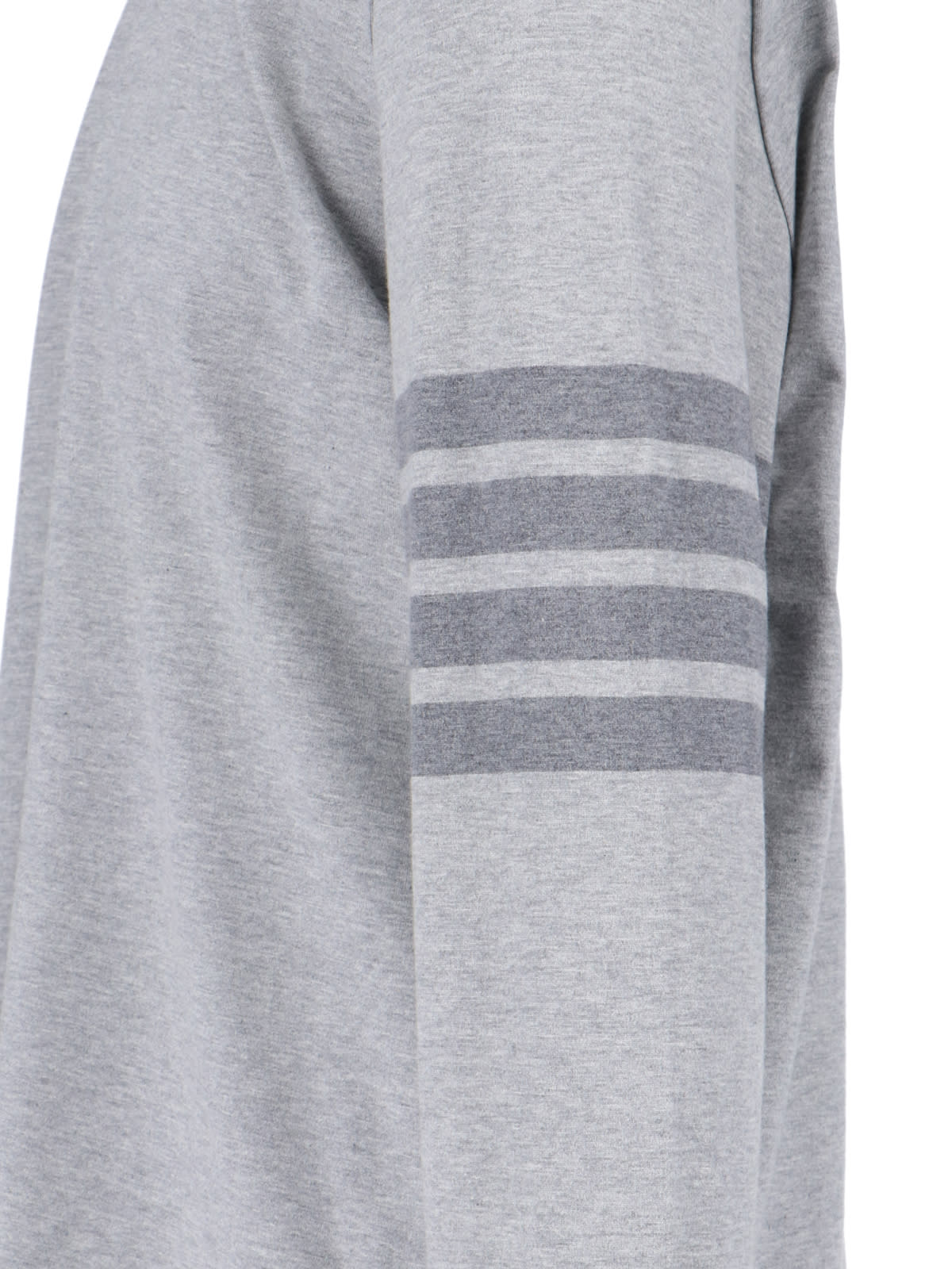 Shop Thom Browne 4-bar T-shirt In Gray