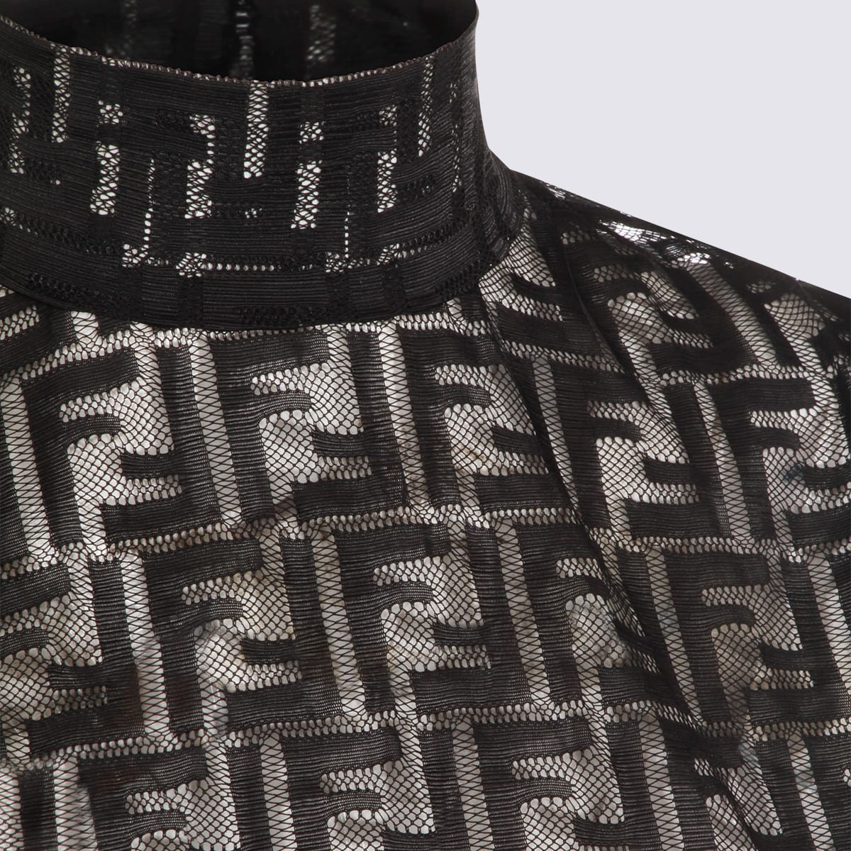 Fendi Black Top In Black