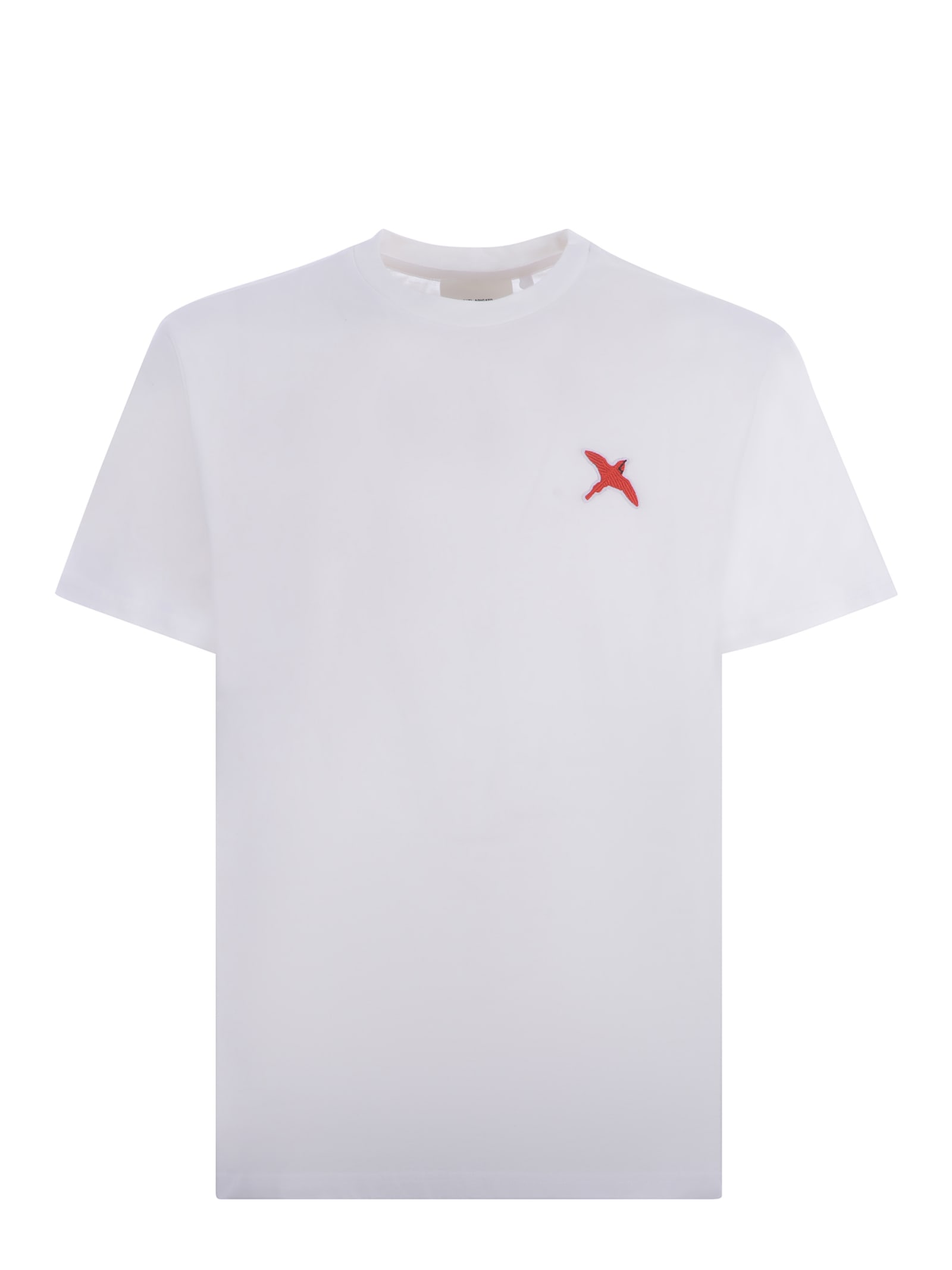 Axel Arigato T-shirt Axel Arigato rouge Bee Bird In Cotone