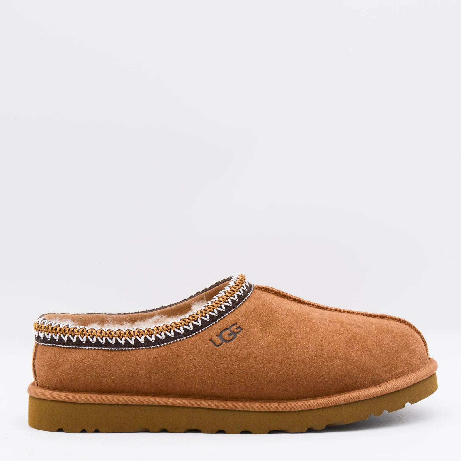 Ugg Dark Beige Tasman Flats In Brown
