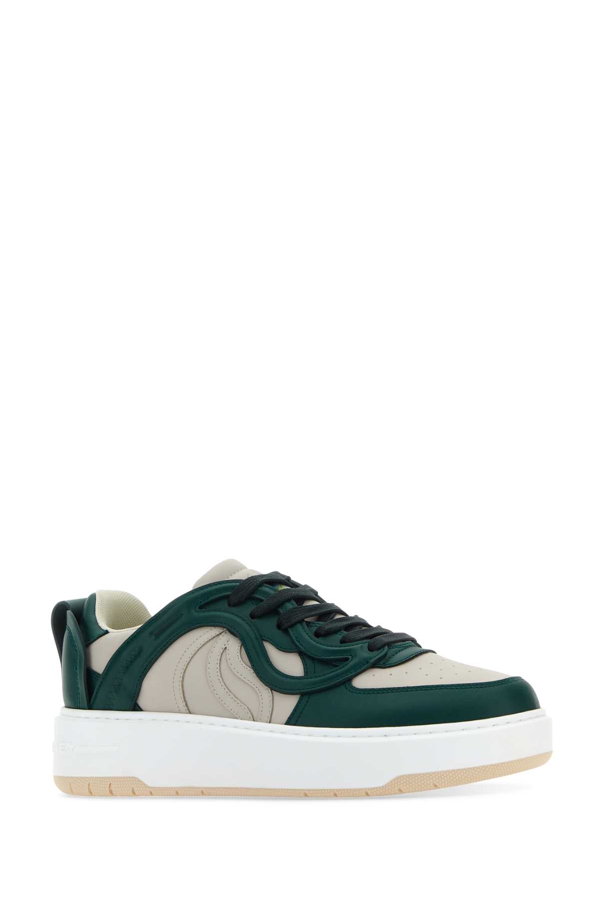 Stella Mccartney Two-tone Alter Mat S Wave 1 Trainers In Greencream