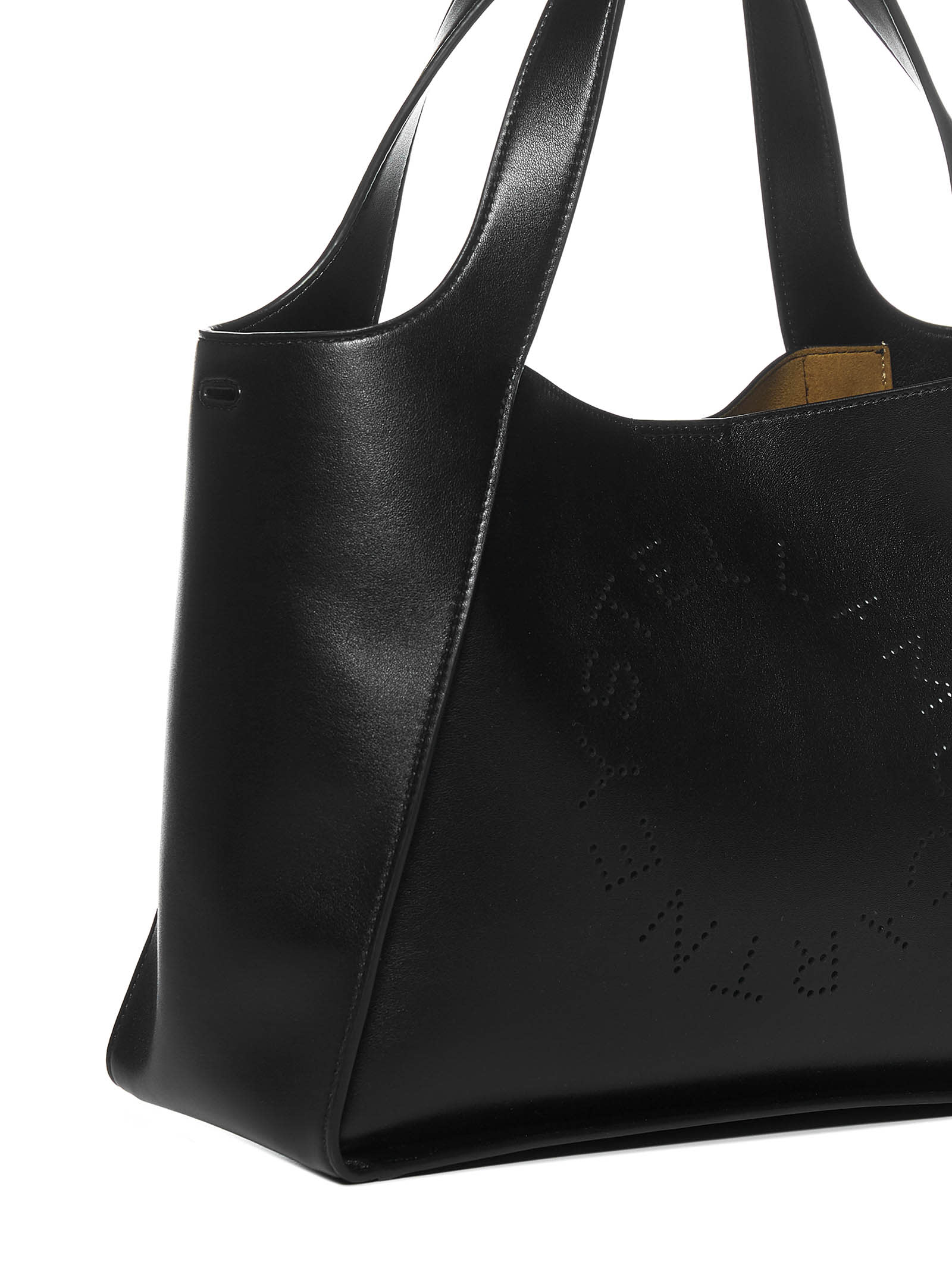 Stella Mccartney Stella Logo Shoulder Bag In Black