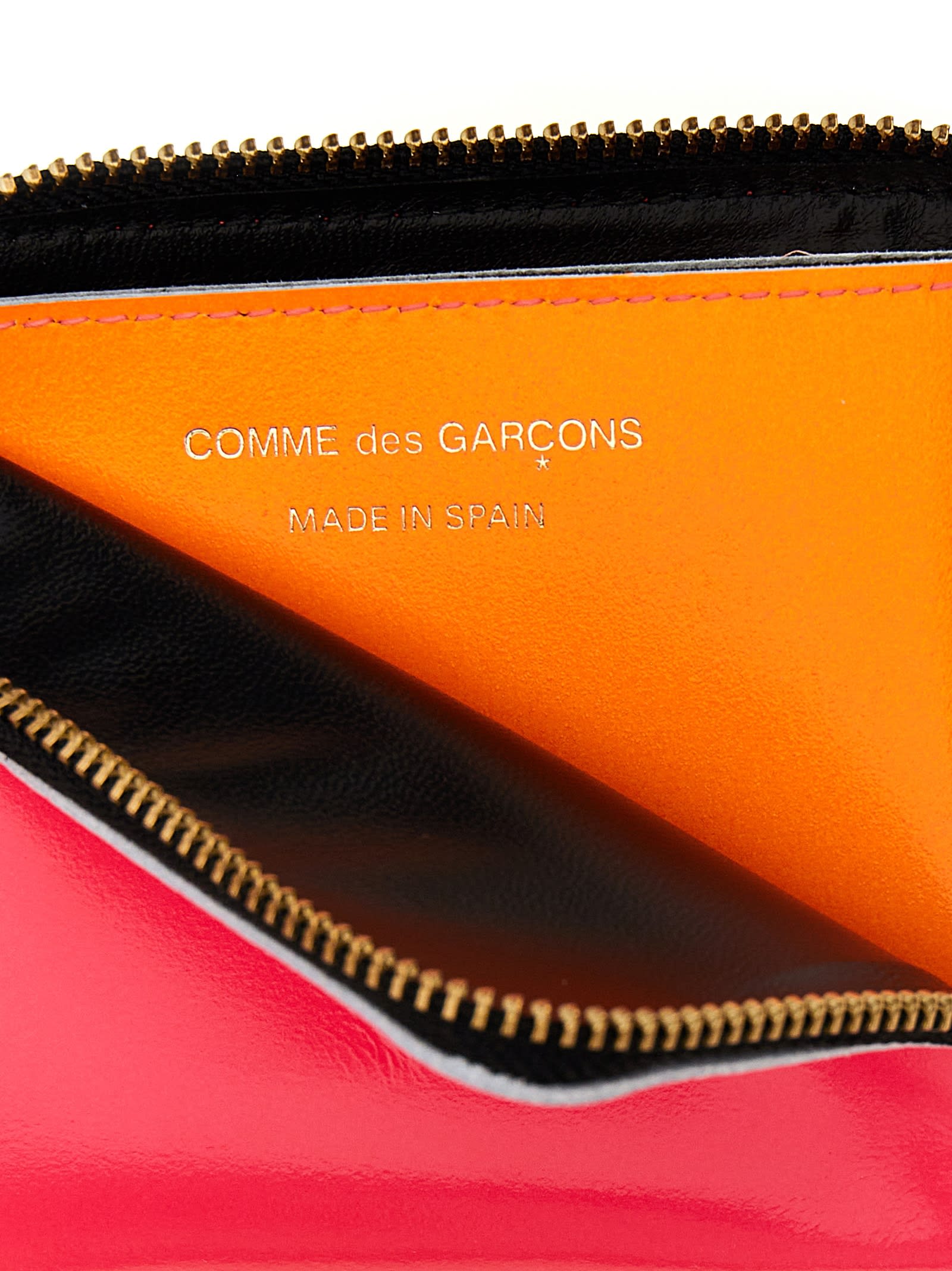 Comme Des Garçons Super Fluo Wallet In Red