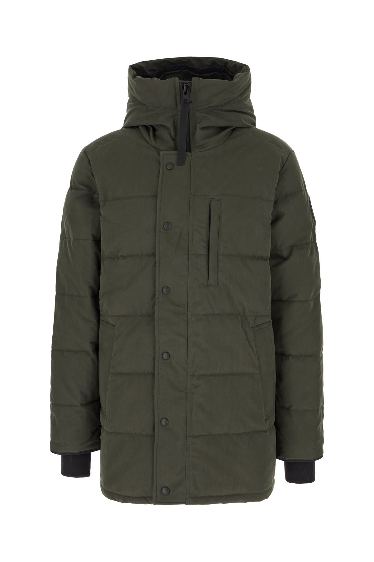 Dark Green Cotton Blend Carson Down Jacket