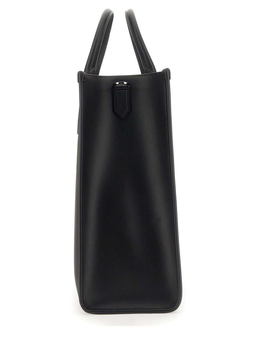 Shop Dolce & Gabbana Large Shopping Bag In Black