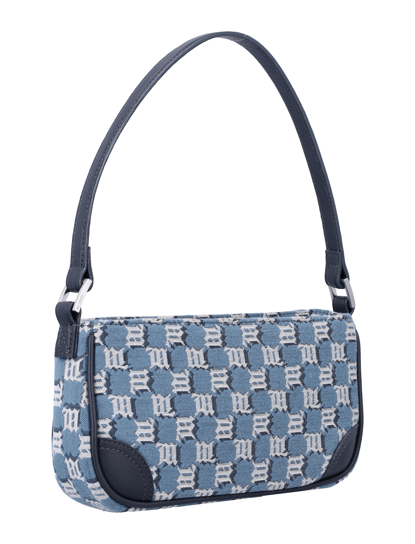 Shop Misbhv 90 Jacquard Mini Bag In Blue