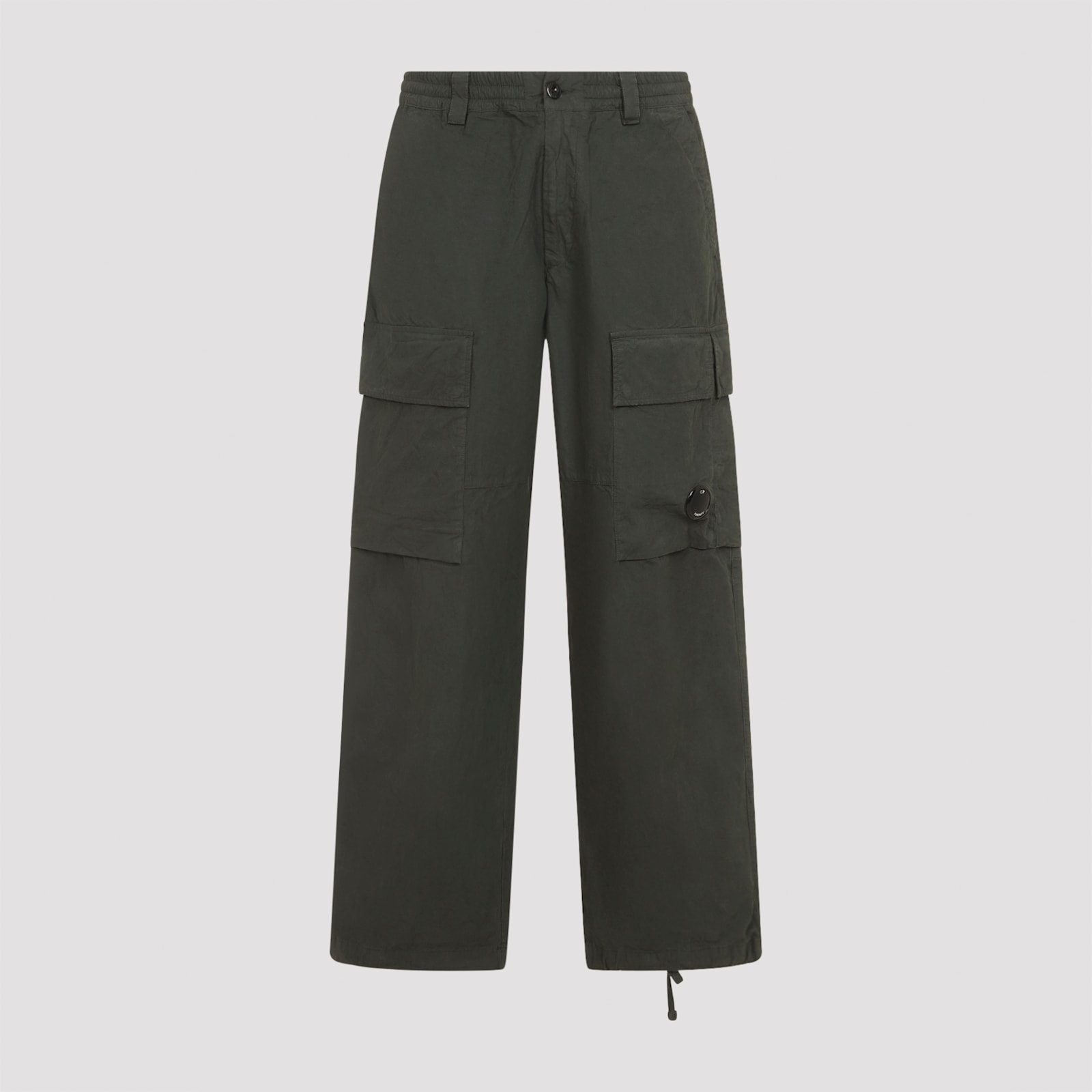C.p. Company Utility Trousers Featuring Cargo Pockets In Gray
