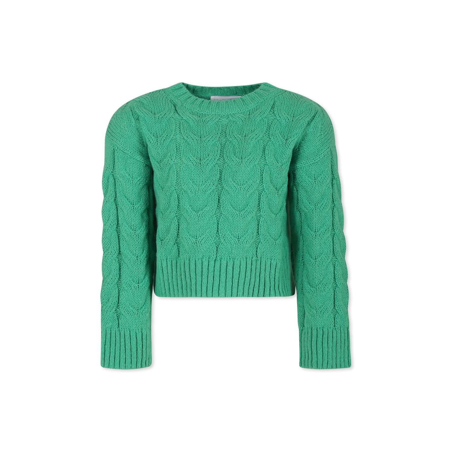 Shop Stella Mccartney Green Sweater For Girl