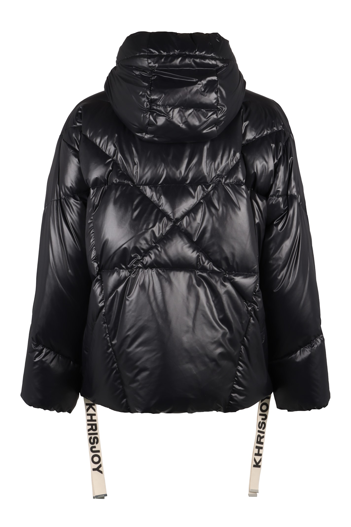 Khrisjoy Men's Puff Khrisman Hooded Down Jacket In Black