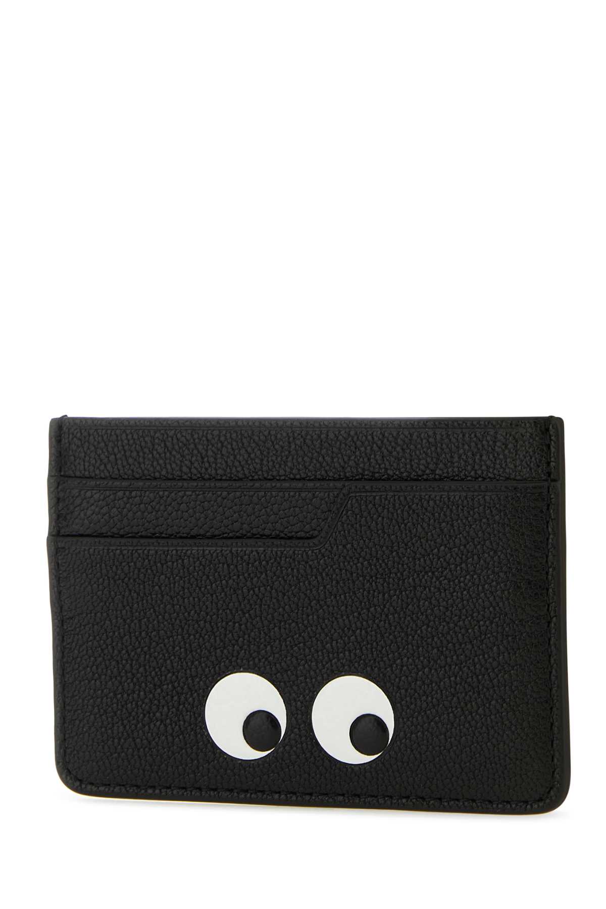 Shop Anya Hindmarch Black Leather Card Holder