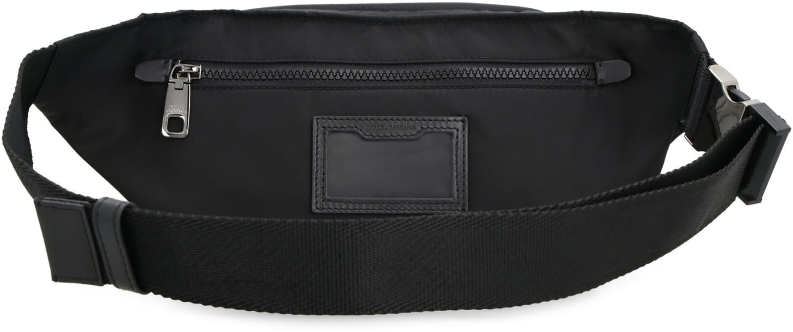 Shop Dolce & Gabbana Nylon Belt Bag In Black