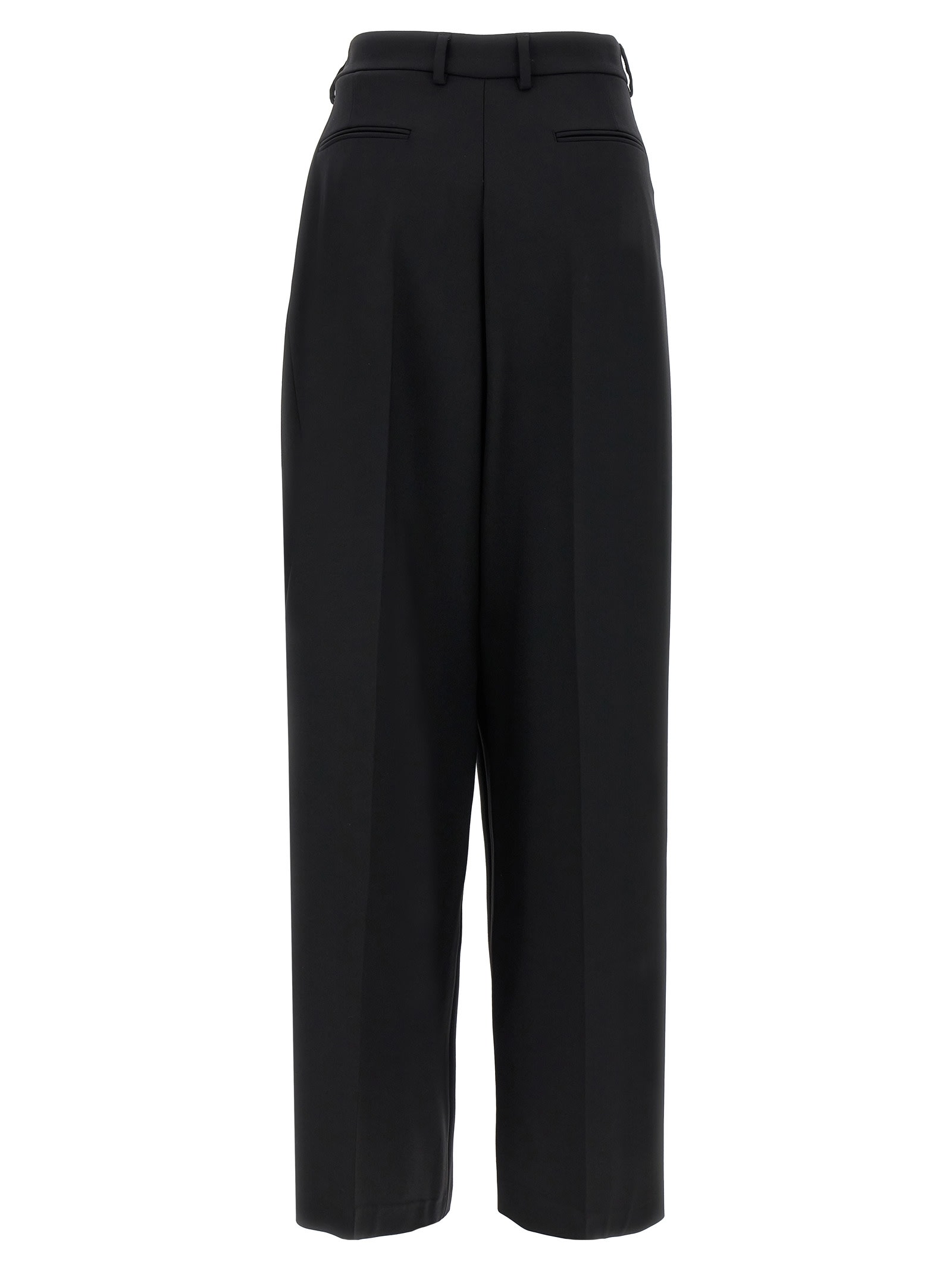 Shop Giuseppe Di Morabito Wool Pants In Black