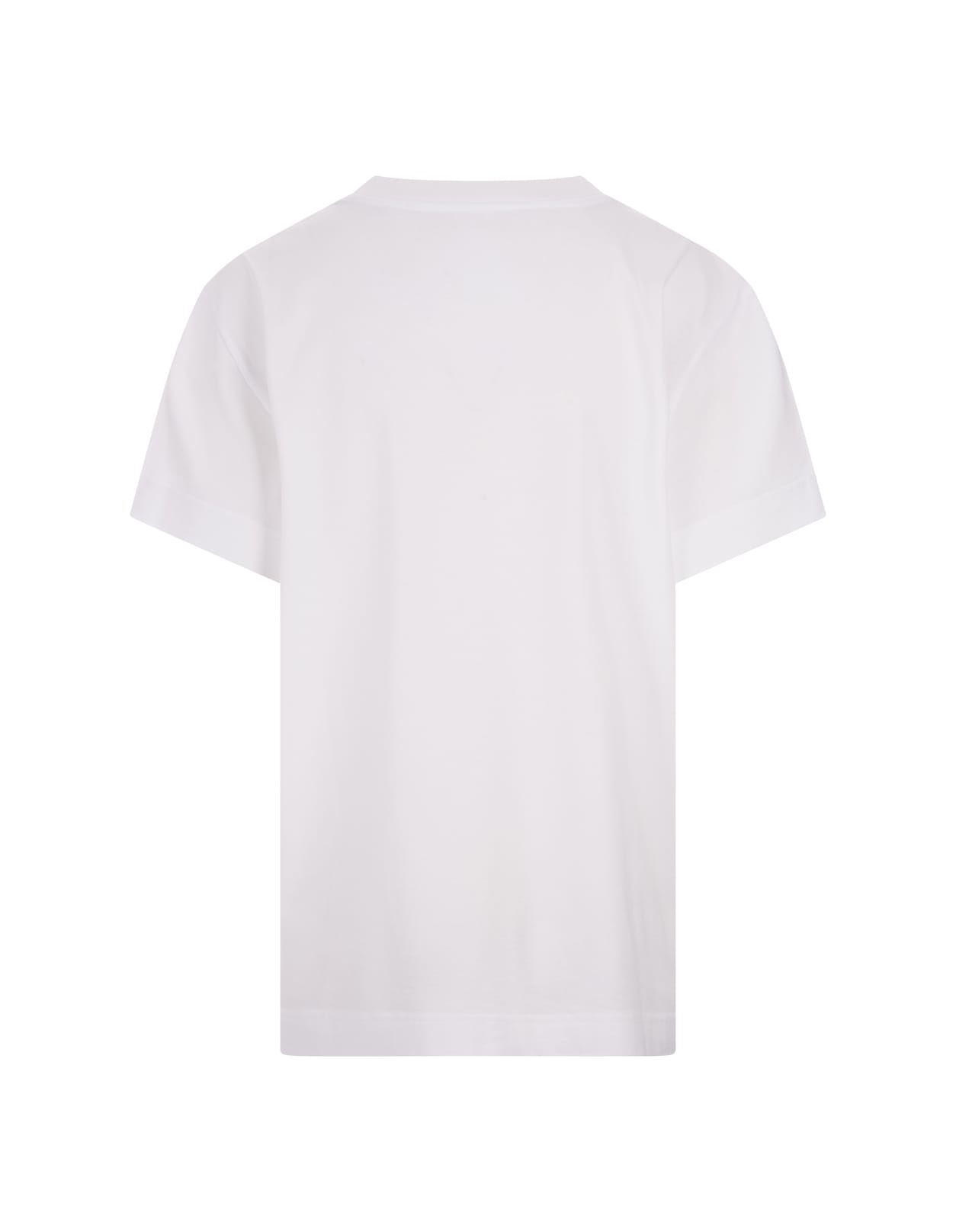 Shop Givenchy White T-shirt With Tonal Logo