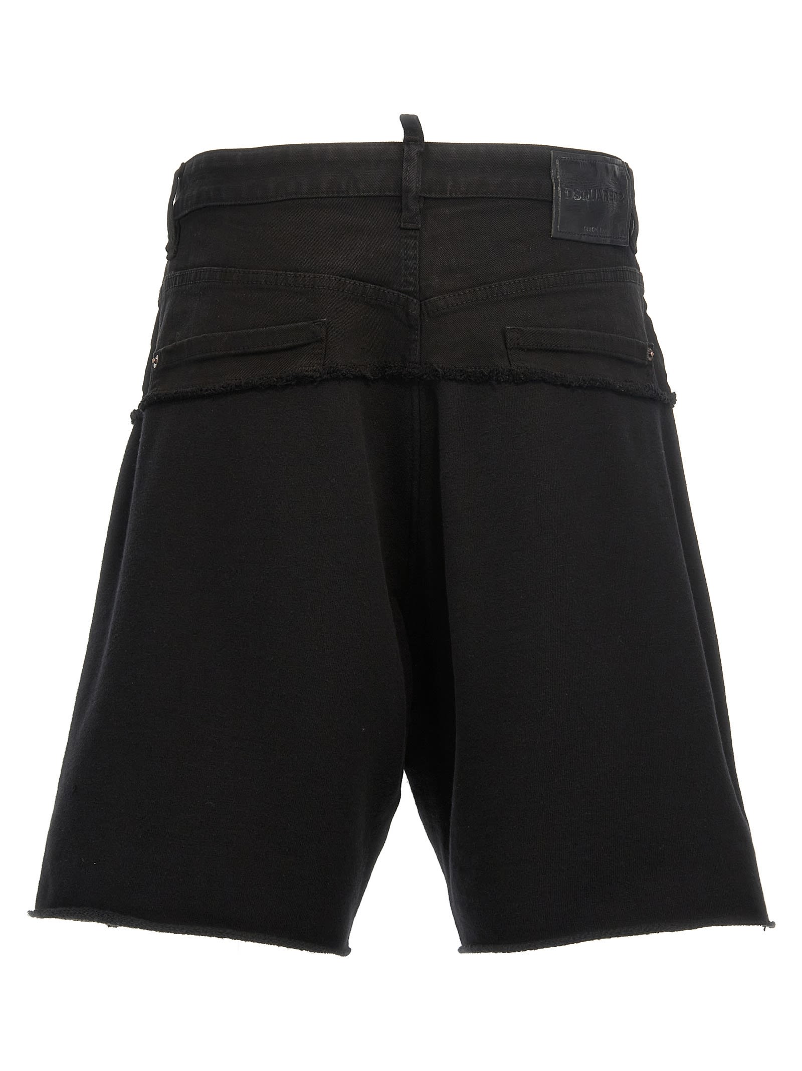 Shop Dsquared2 Big Boxer Bermuda Shorts In Black