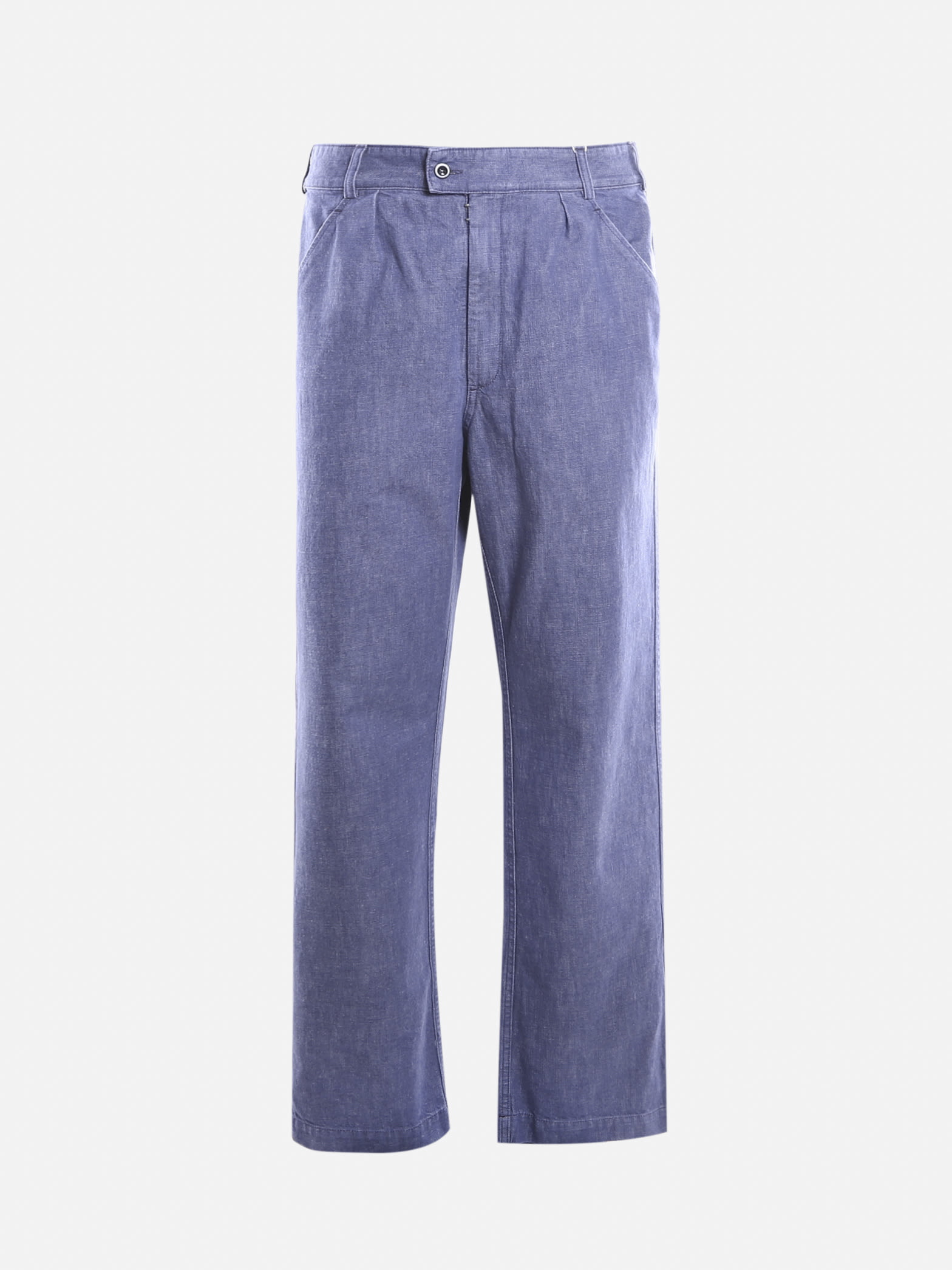 Maison Margiela Pants With Pence Made Of Cotton
