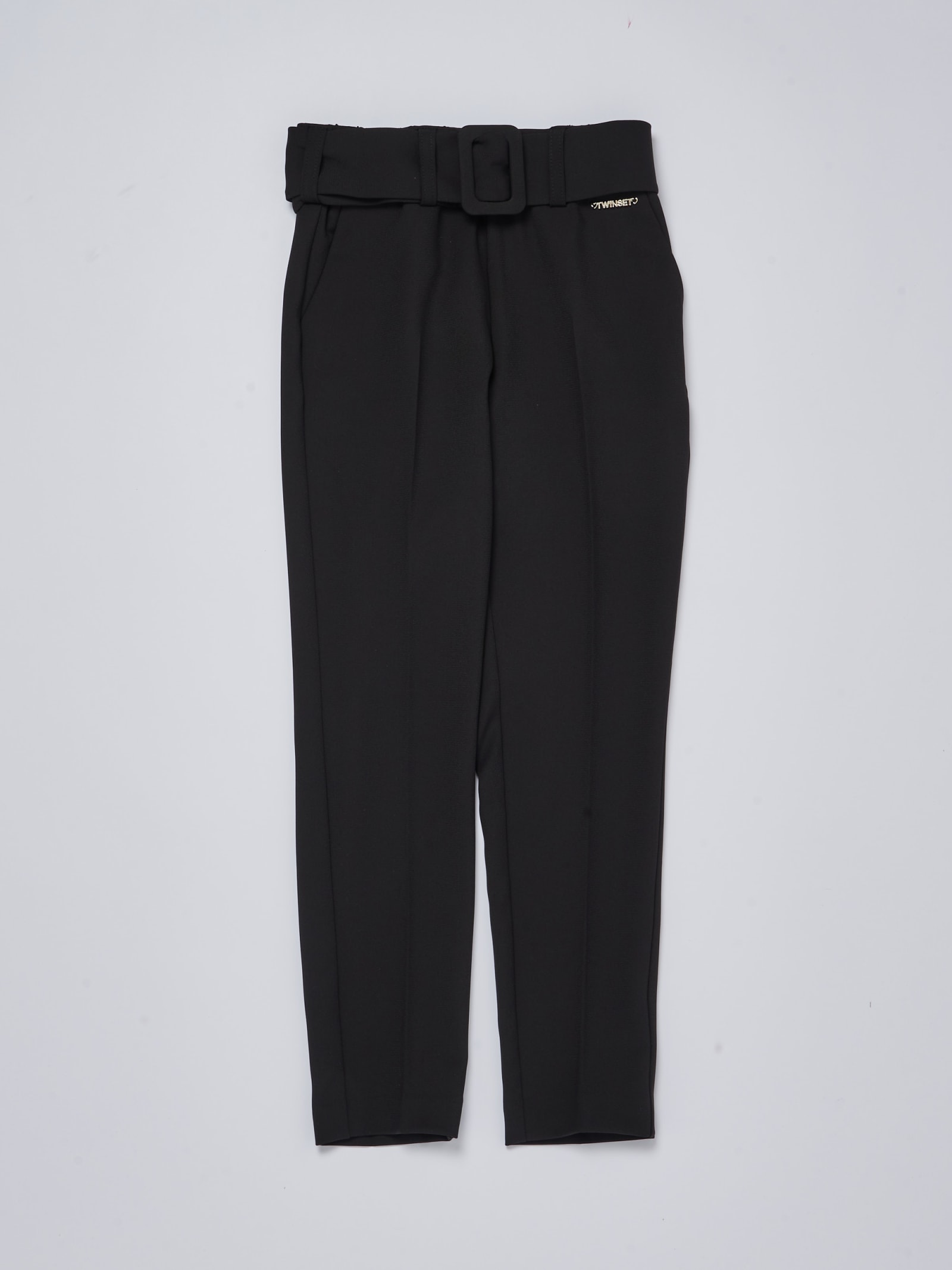 Twinset Kids' Trousers Trousers In Nero