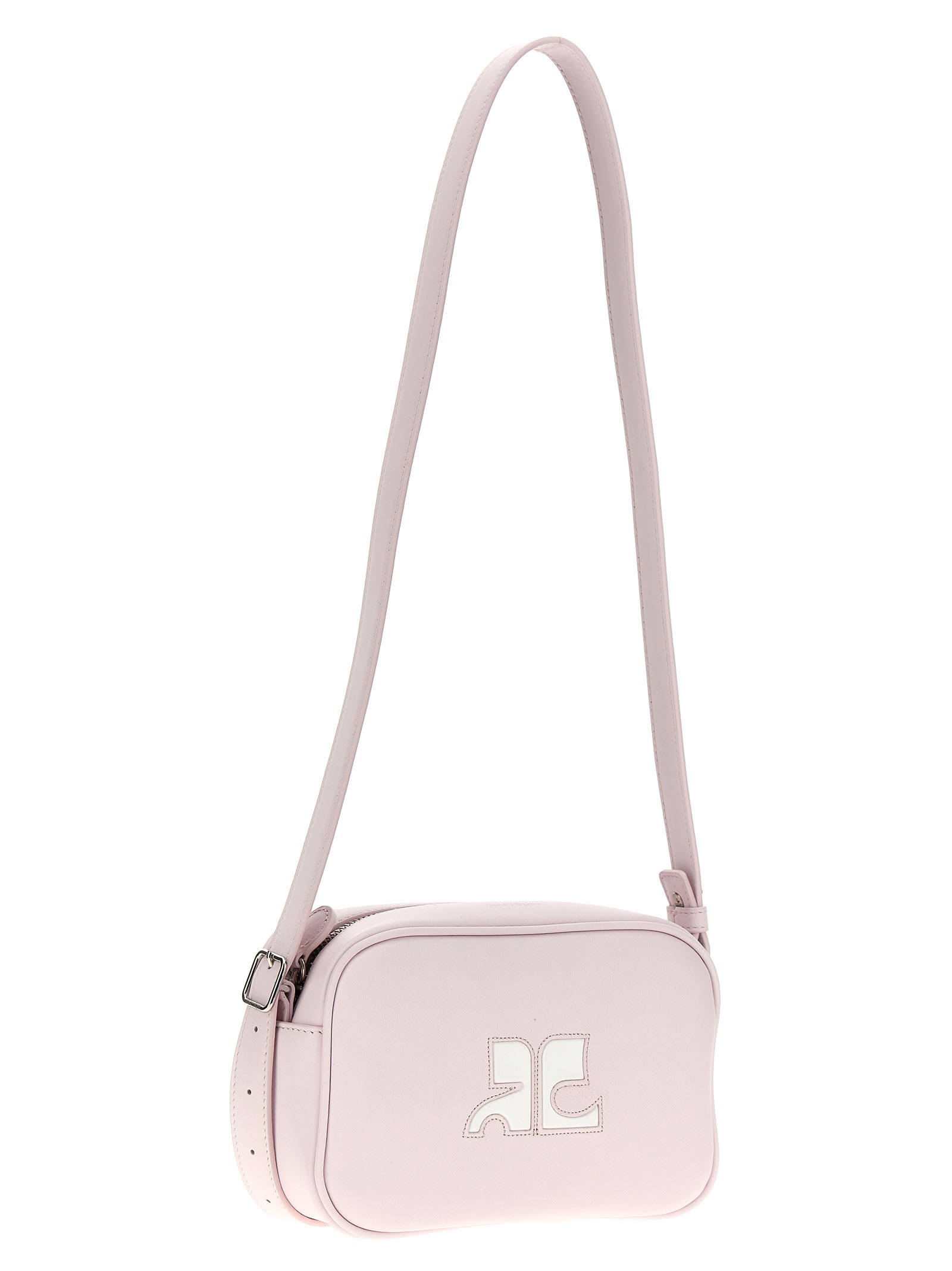 Shop Courrèges Reedition Camera Bag Crossbody Bag In Pink