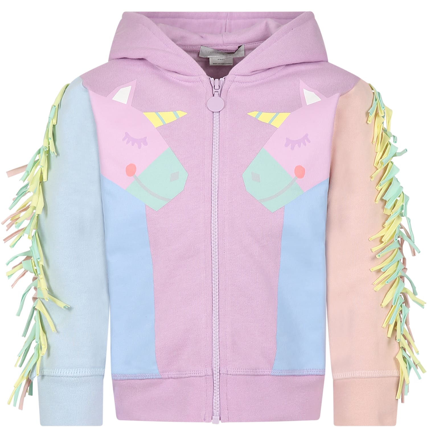 Shop Stella Mccartney Multicolor Sweatshirt For Girl With Unicorns