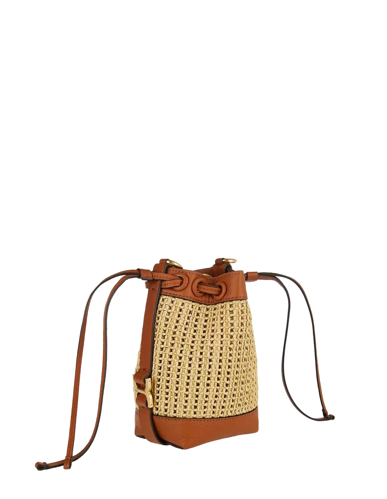 Shop Chloé Marcie Bucket Bag In Tan In Brown