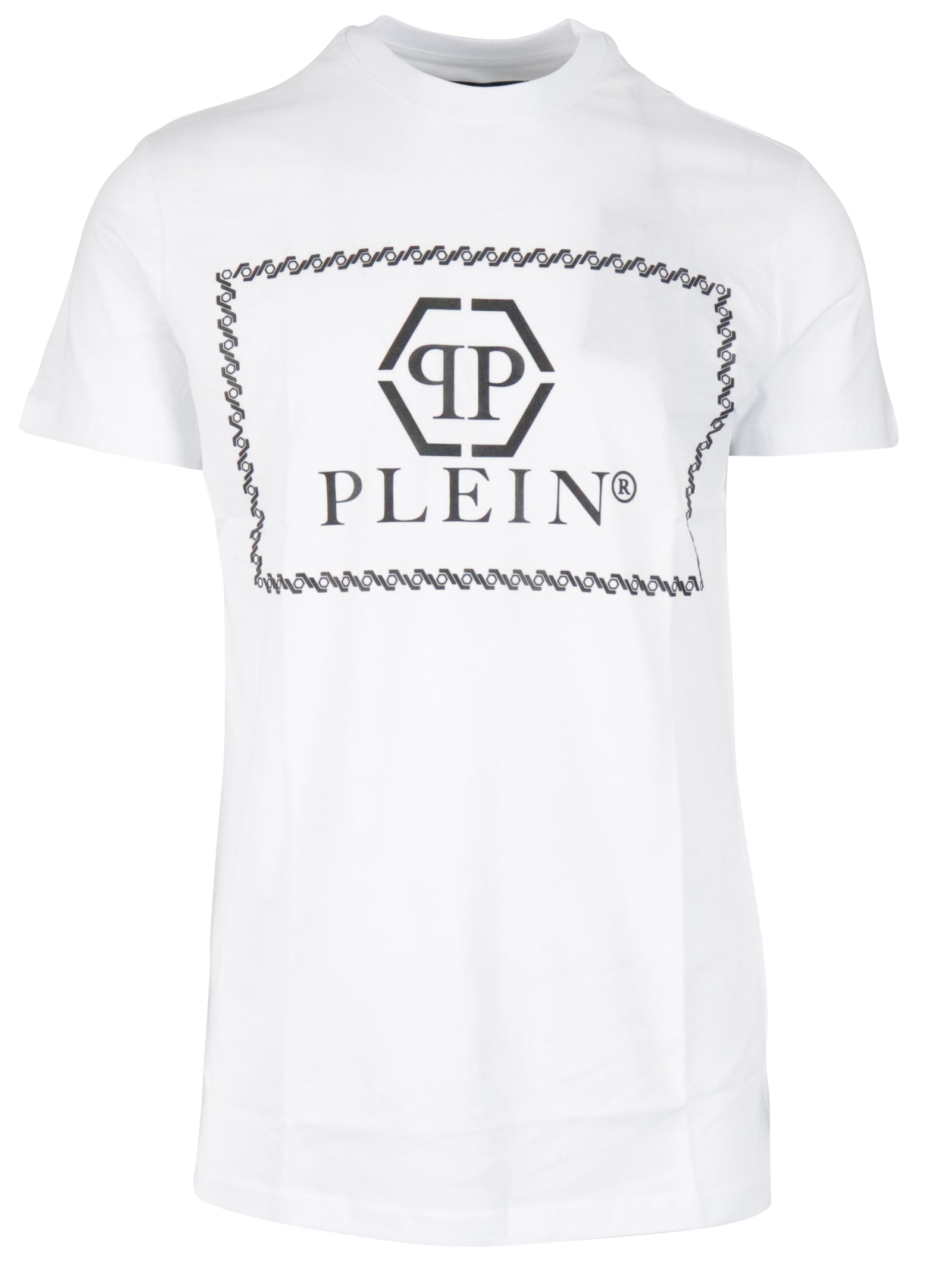 PHILIPP PLEIN T-shirts T-SHIRT SS ICONIC PLEIN T-SHIRT