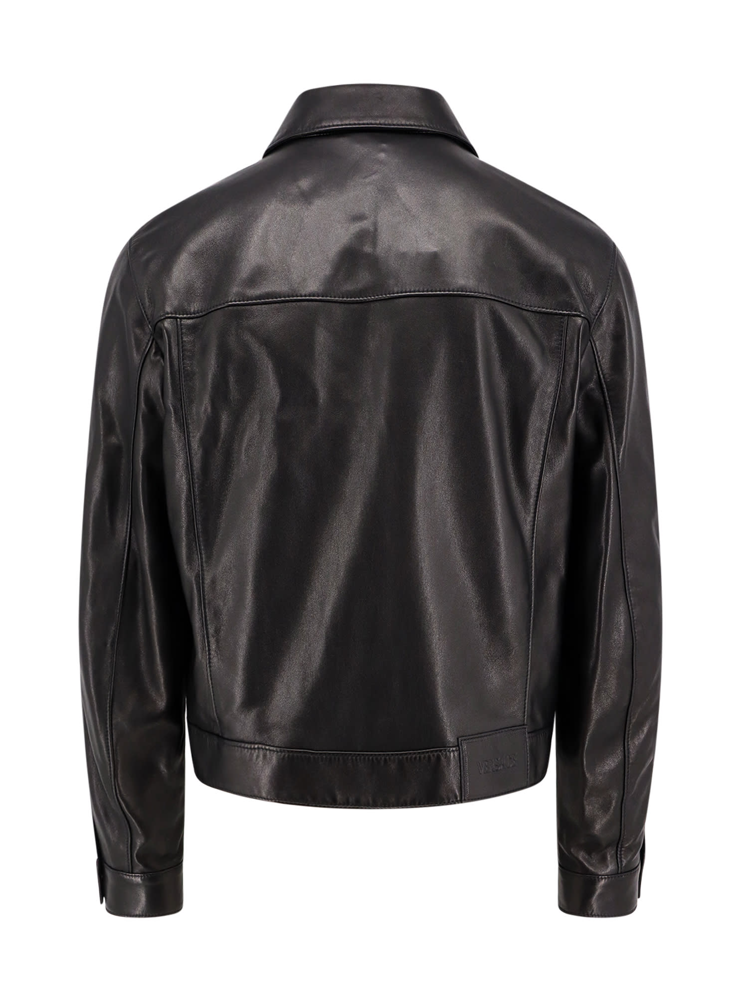 Shop Versace Jacket In Black