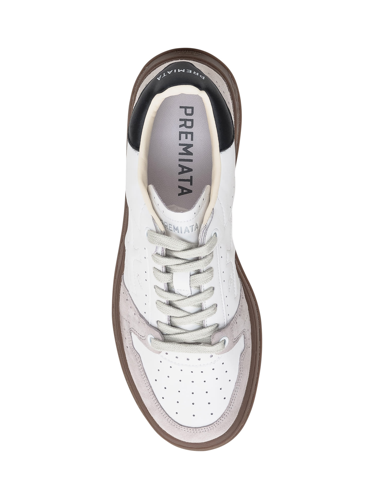 Shop Premiata Quinn Sneaker In Bianco