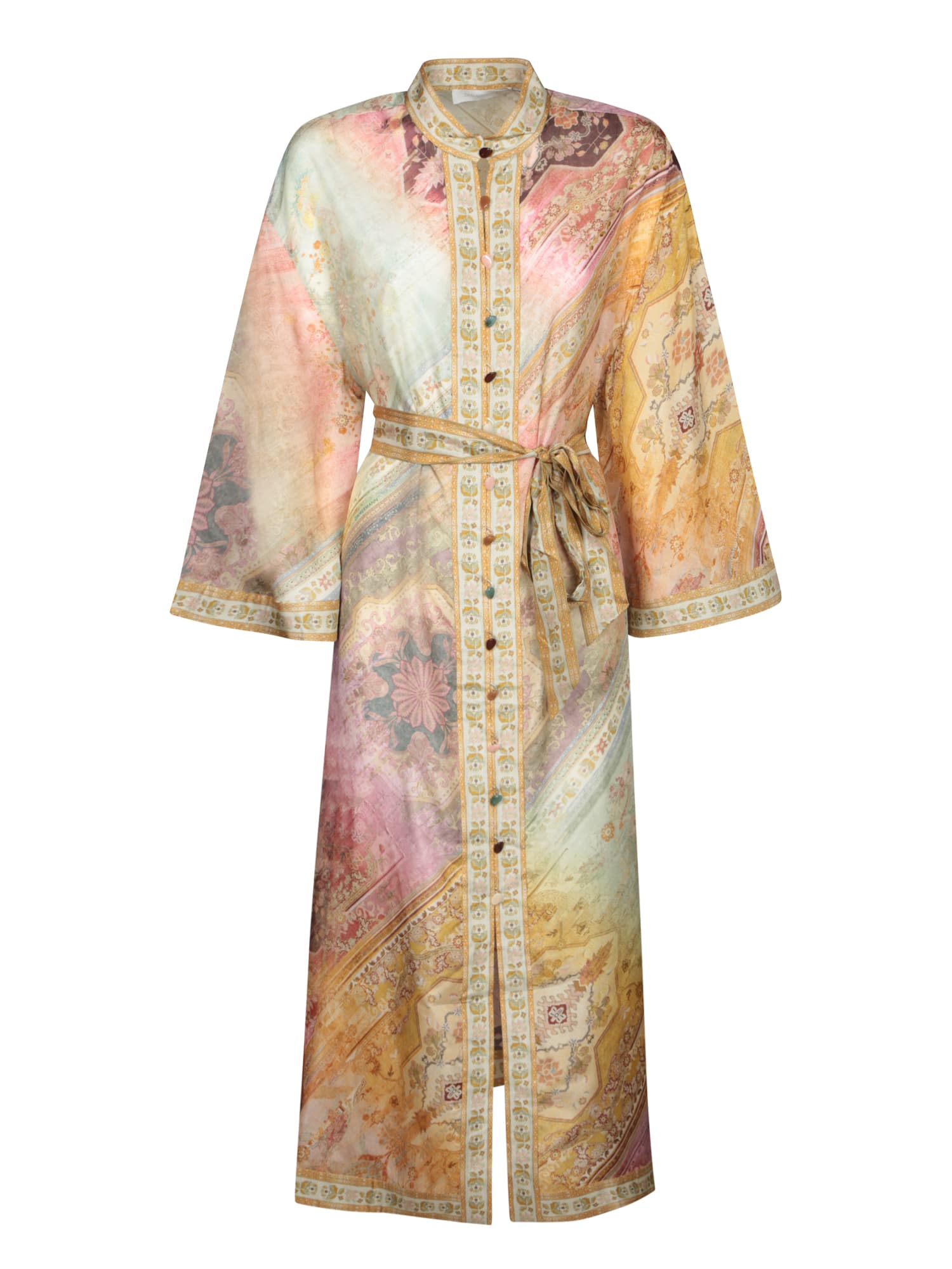 Zimmermann Tallow Midi Multicolor Dress