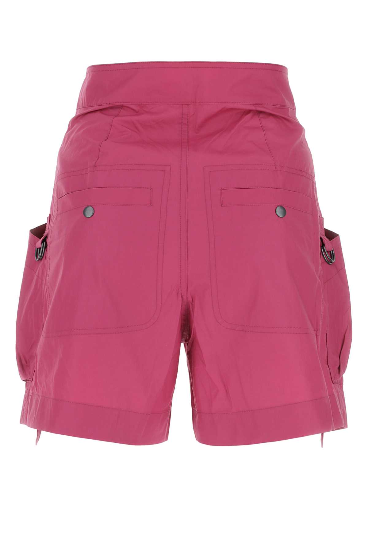 Marant Etoile Tyrian Purple Cotton Ferdini Bermuda Shorts In Orchid