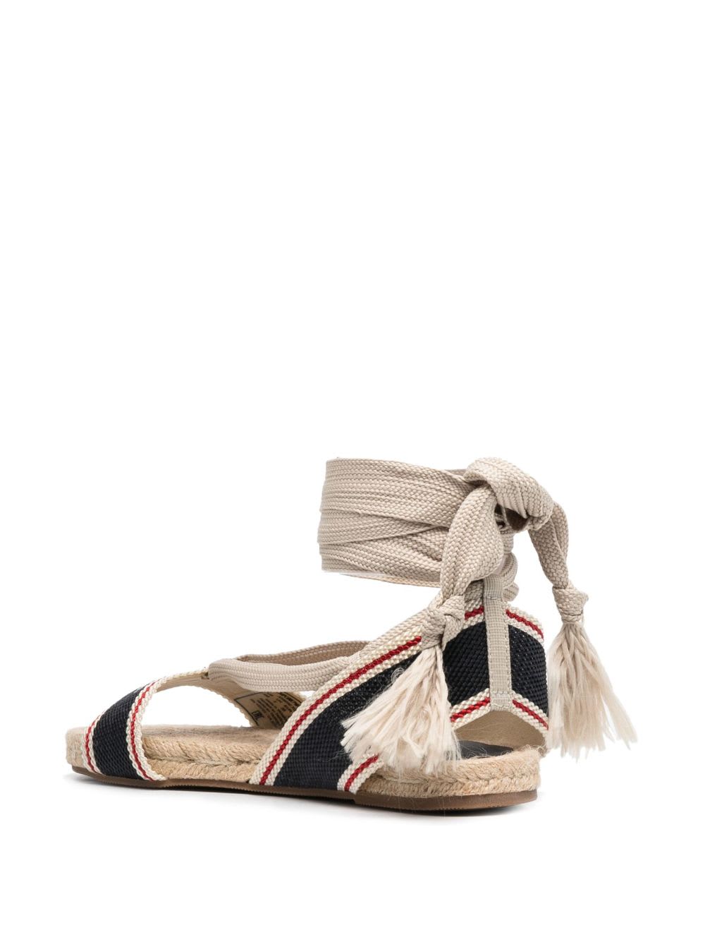 Emporio Armani Ankle-tie Sandals In Multi