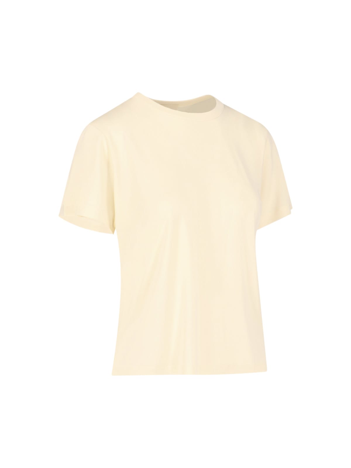 Shop Khaite Basic T-shirt In Yellow