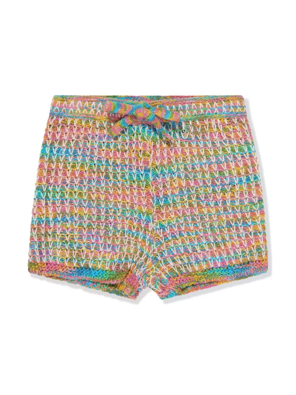 Shop Zimmermann Shorts Alluncinetto August In Multicolor