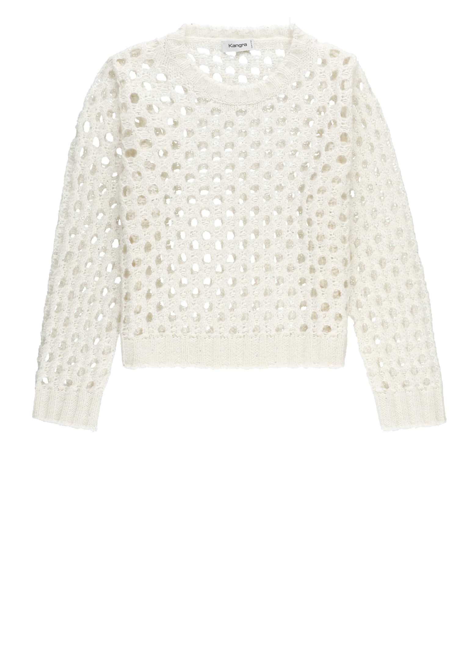 Shop Kangra Alpaca And Wool Sweater In White