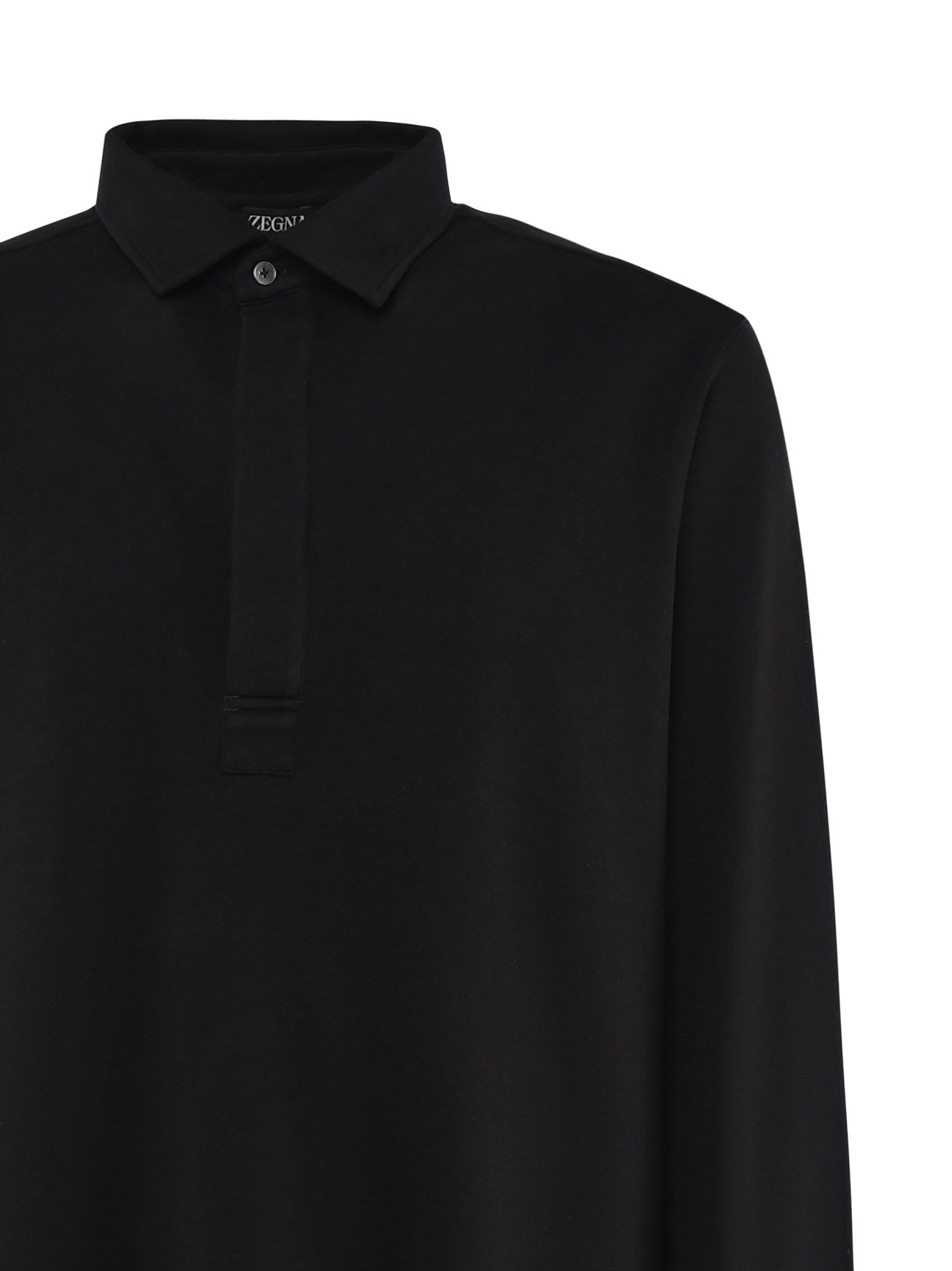 ZEGNA LONG-SLEEVED POLO SHIRT