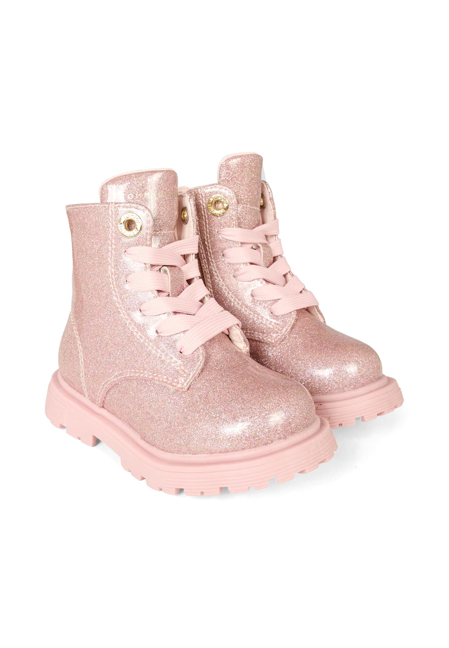 Tommy Hilfiger Pink Boots For Girl With Logo In Pink