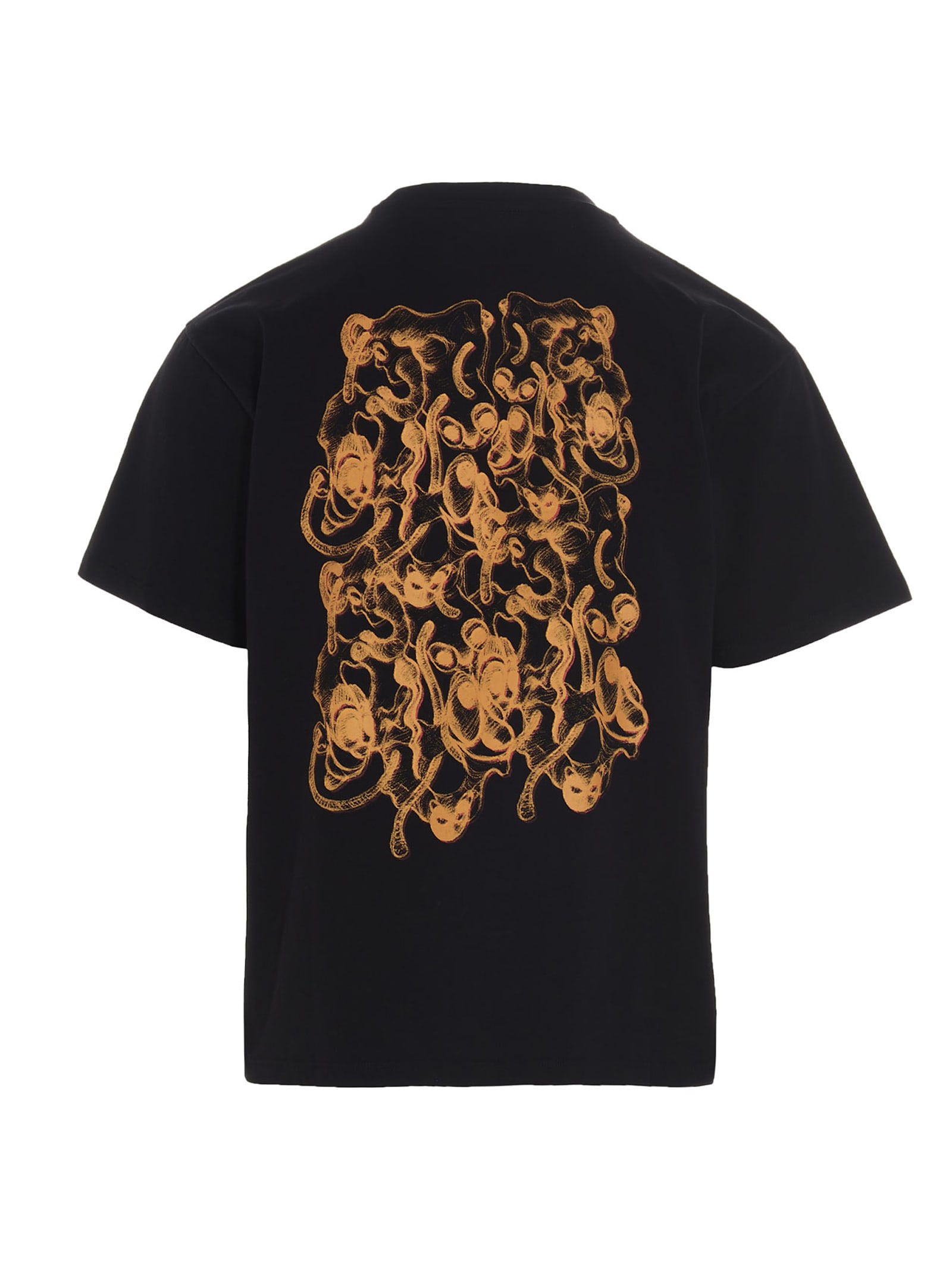 Aries Noodles T-shirt In Black
