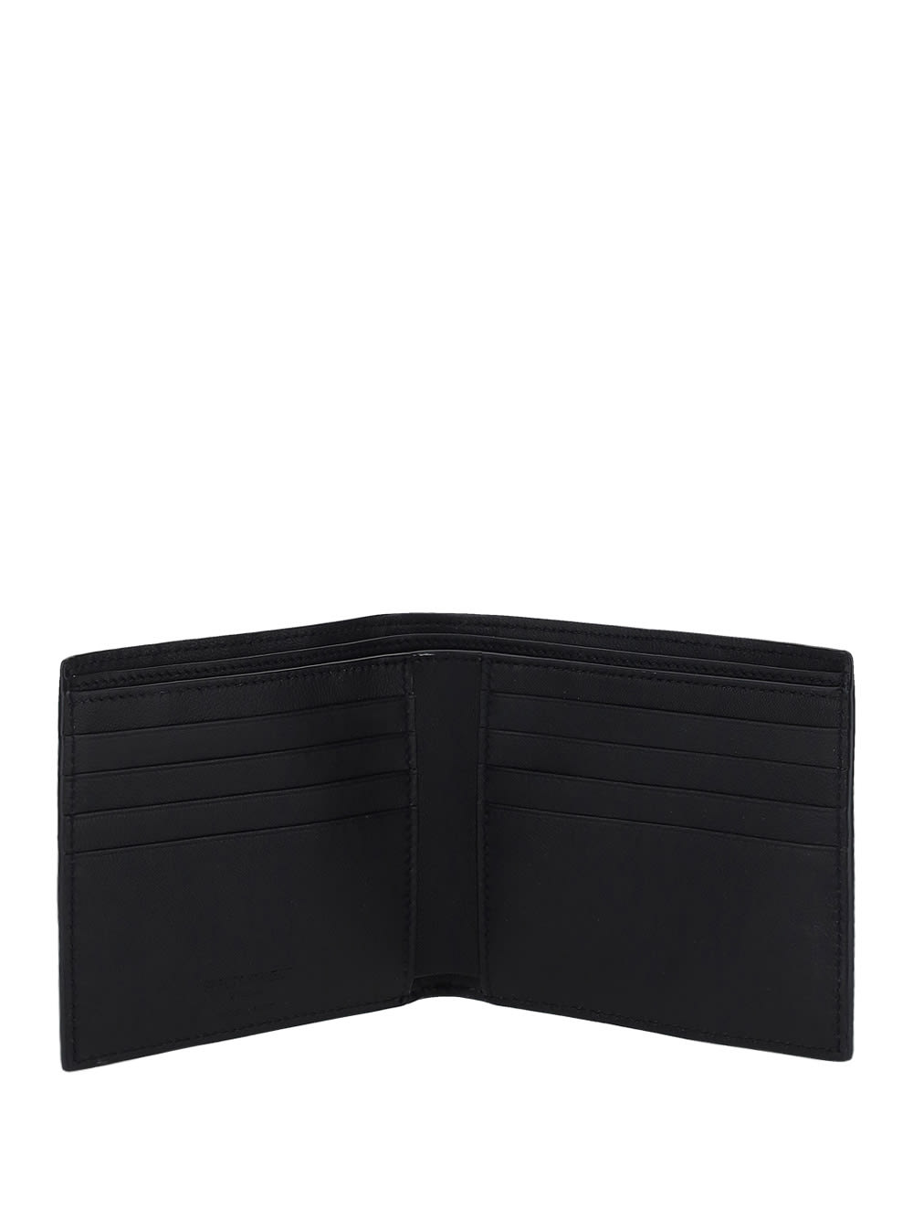 Shop Saint Laurent Wallet In Nero